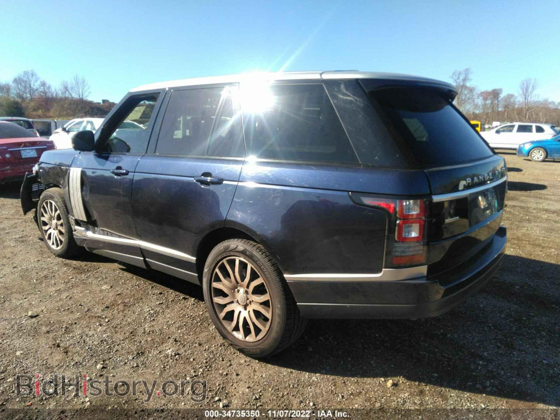 2014 LAND ROVER RANGE ROVER - VIN: SALGS2WF2EA151044 - Фото 3