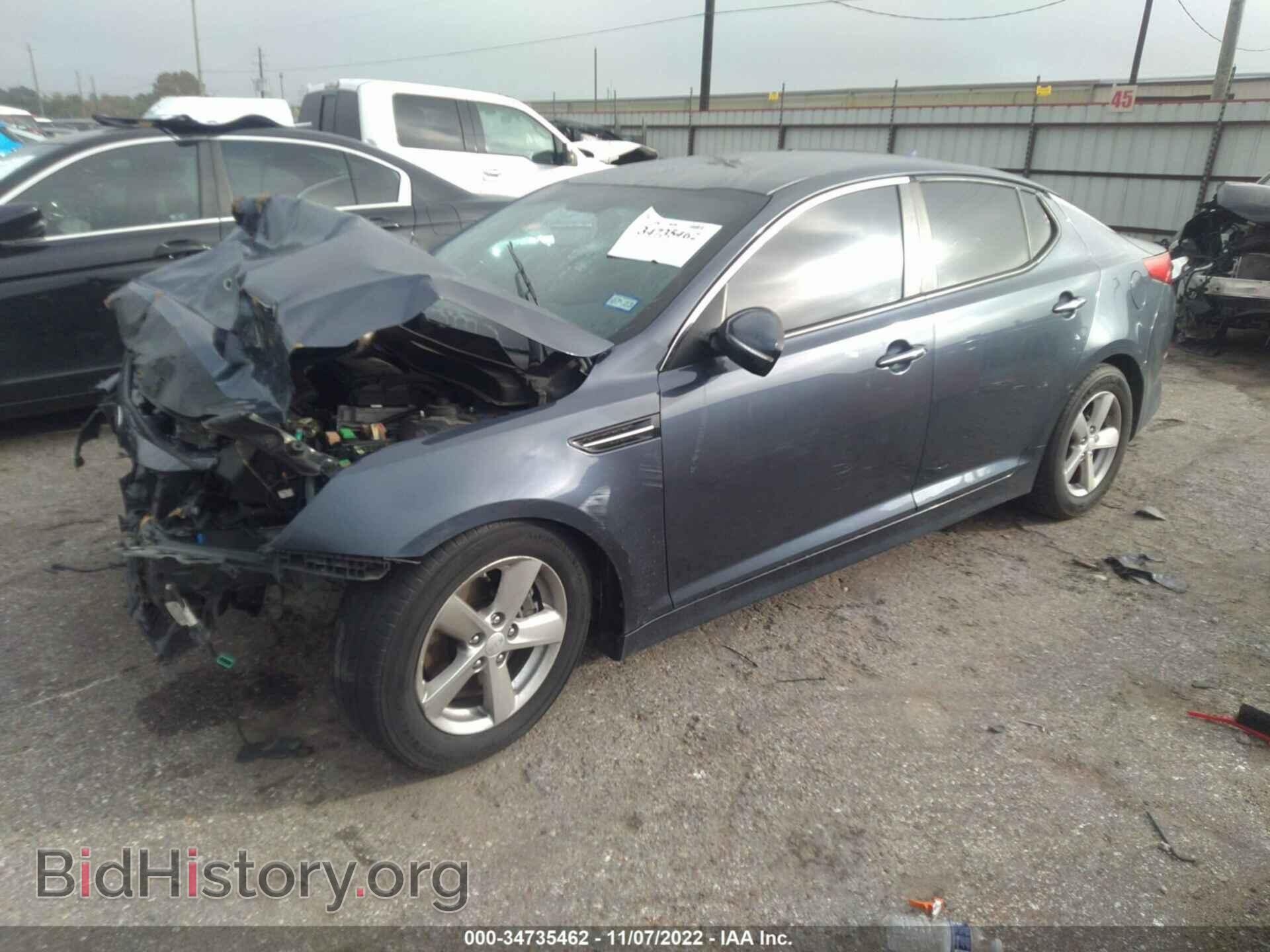 2015 KIA OPTIMA - VIN: 5XXGM4A76FG468540 - Фото 2