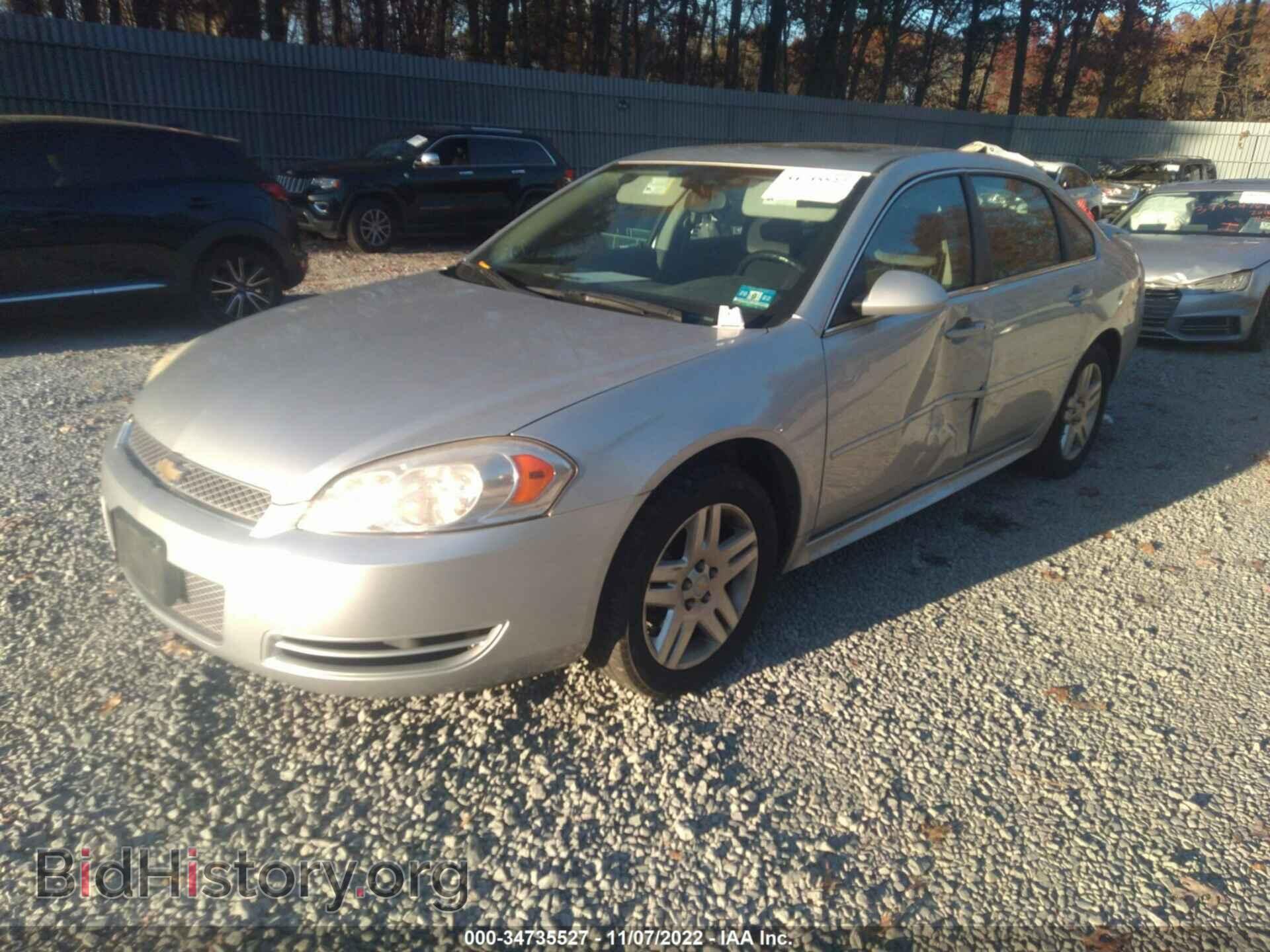 2012 CHEVROLET IMPALA - VIN: 2G1WB5E37C1120903 - Фото 2