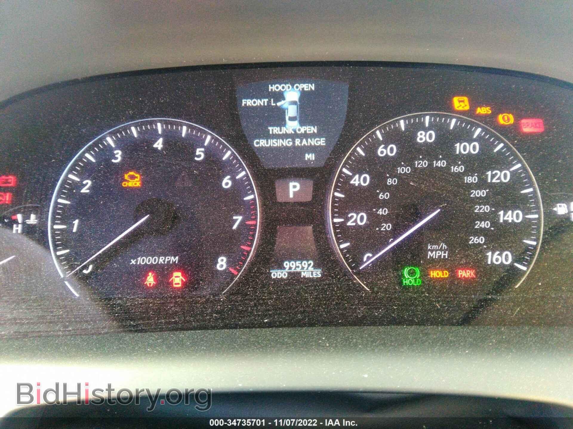 2008 LEXUS LS 460 - VIN: JTHBL46FX85064997 - Фото 7
