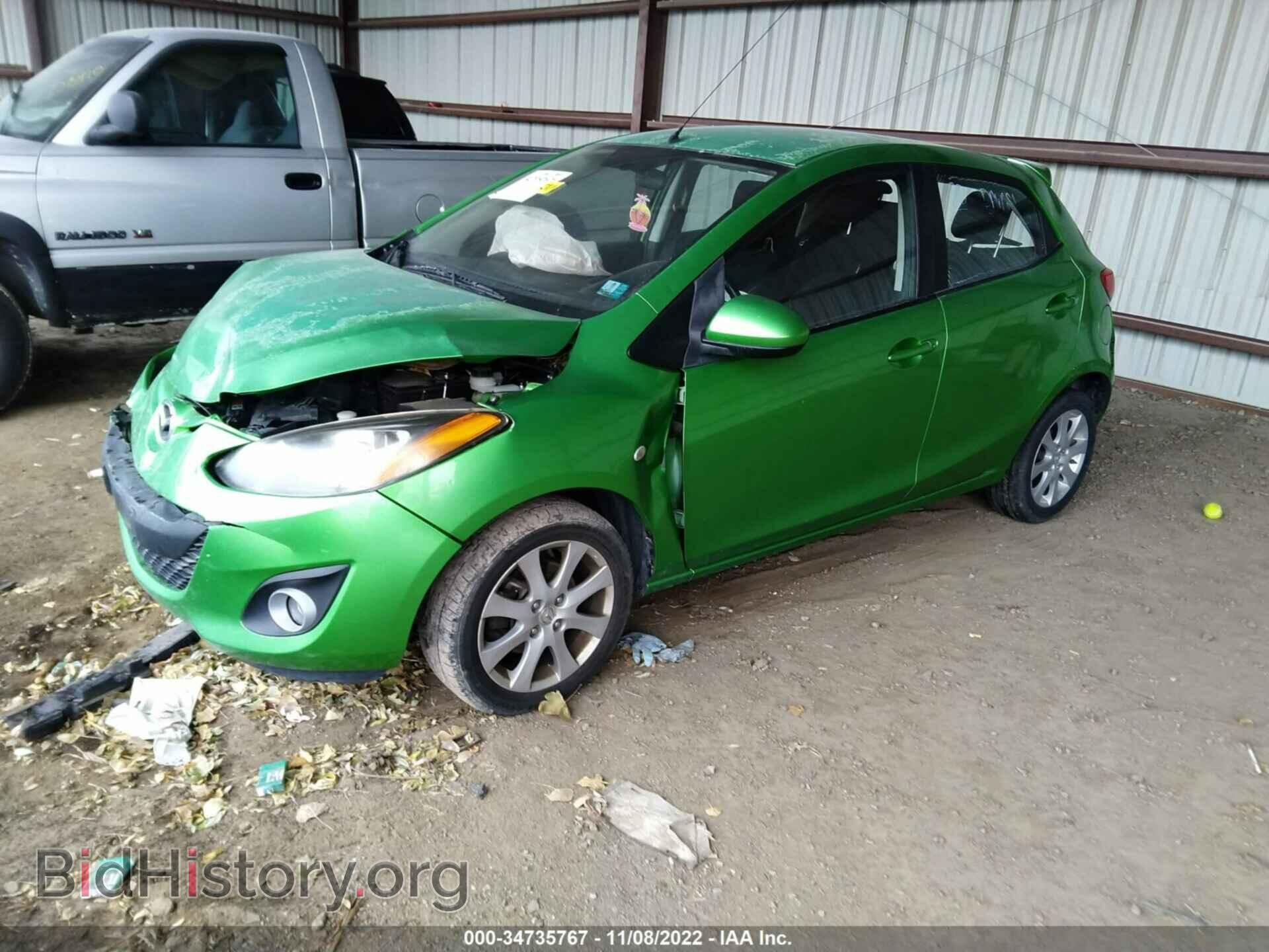 2011 MAZDA MAZDA2 - VIN: JM1DE1HY8B0104256 - Фото 2