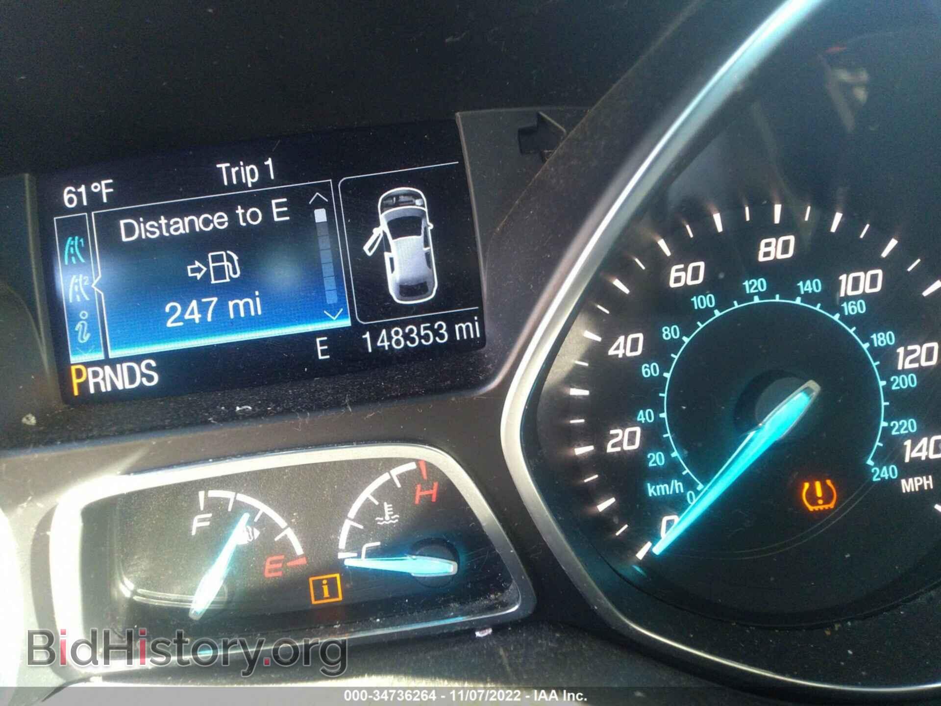 2014 FORD ESCAPE - VIN: 1FMCU0GX2EUC66572 - Фото 7