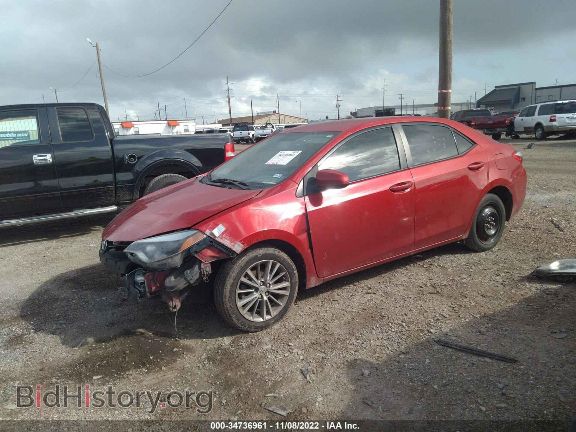 2014 TOYOTA COROLLA - VIN: 2T1BURHE1EC172858 - Фото 2