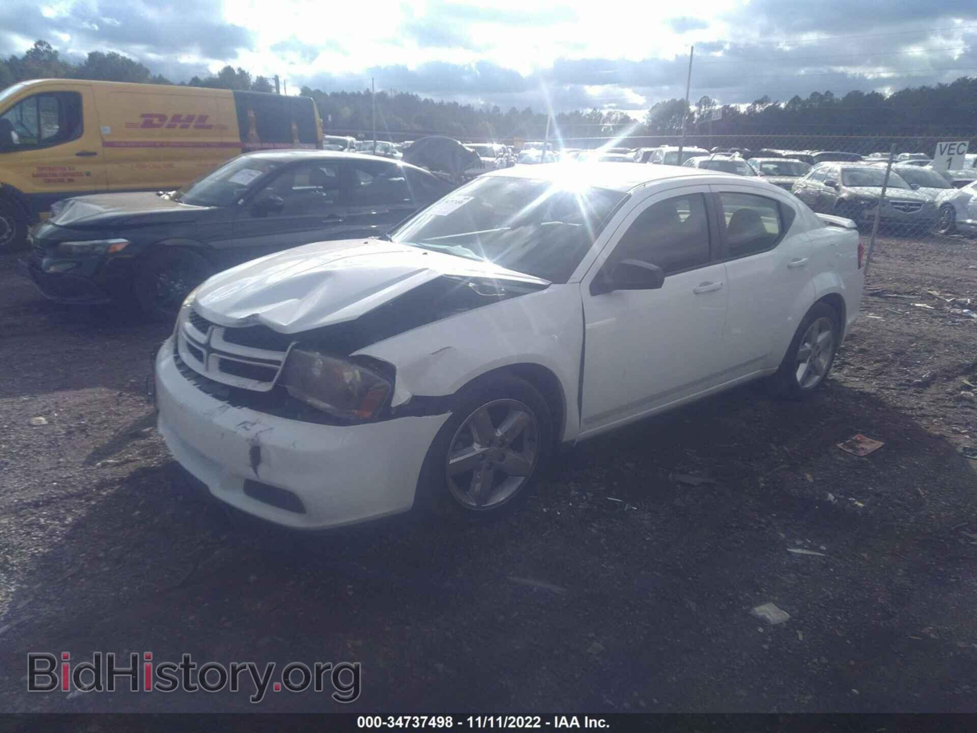 2013 DODGE AVENGER - VIN: 1C3CDZAG0DN770181 - Фото 2