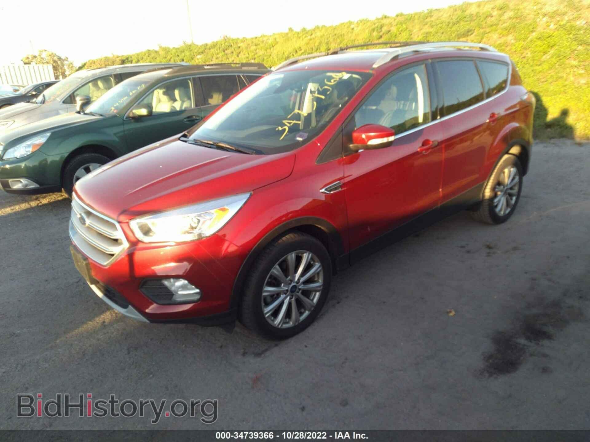 2017 FORD ESCAPE - VIN: 1FMCU9J99HUA07094 - Фото 2