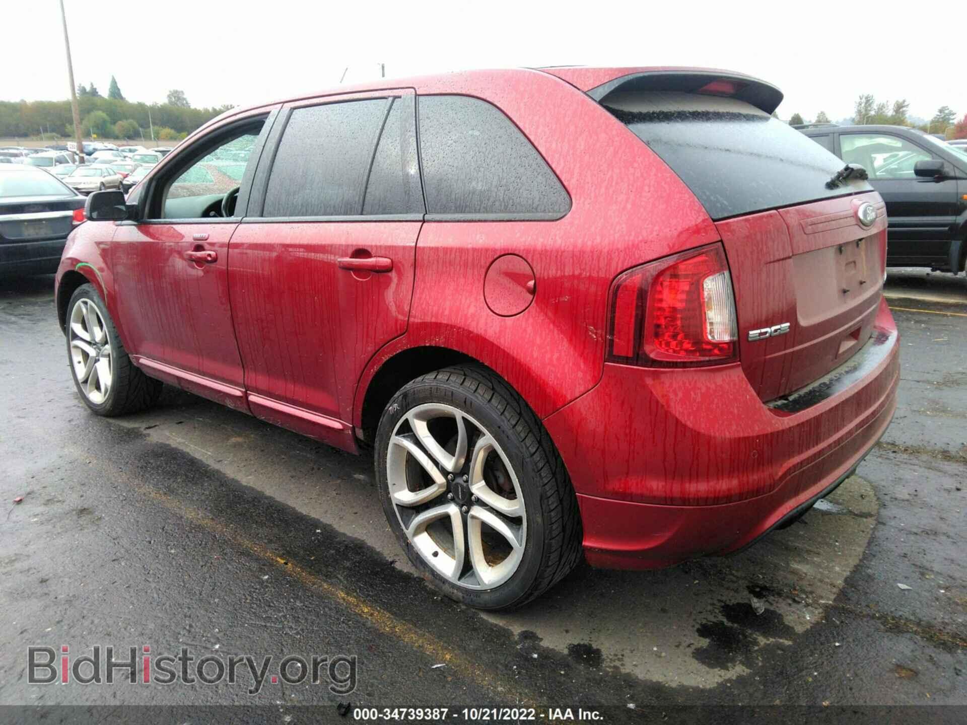 2013 FORD EDGE - VIN: 2FMDK4AK0DBA23832 - Фото 3