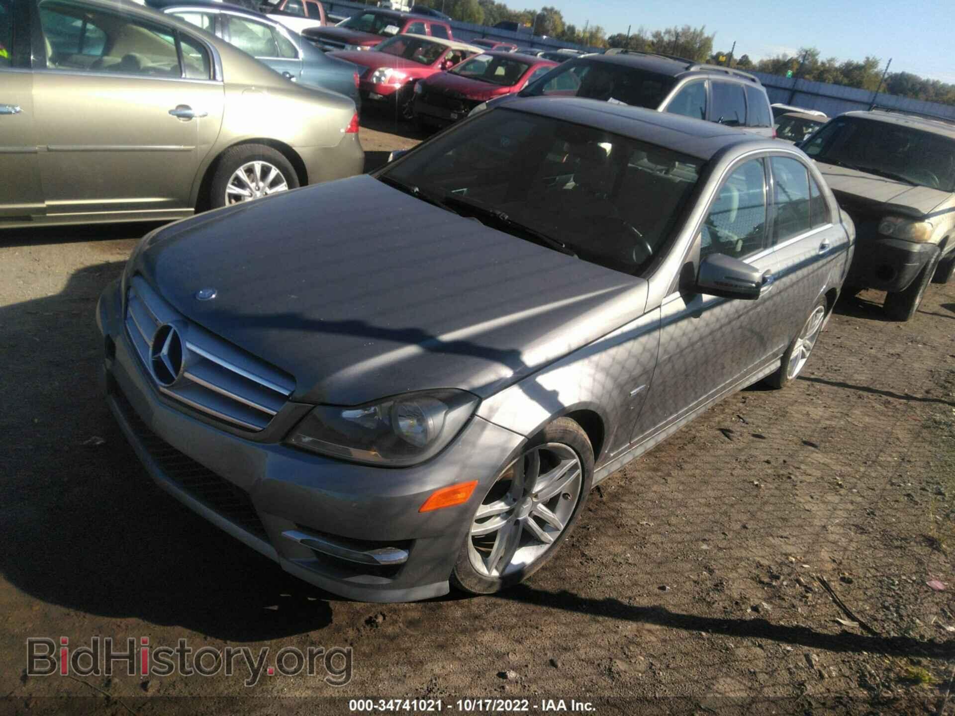 2012 MERCEDES-BENZ C-CLASS - VIN: WDDGF4HB5CR213980 - Фото 2