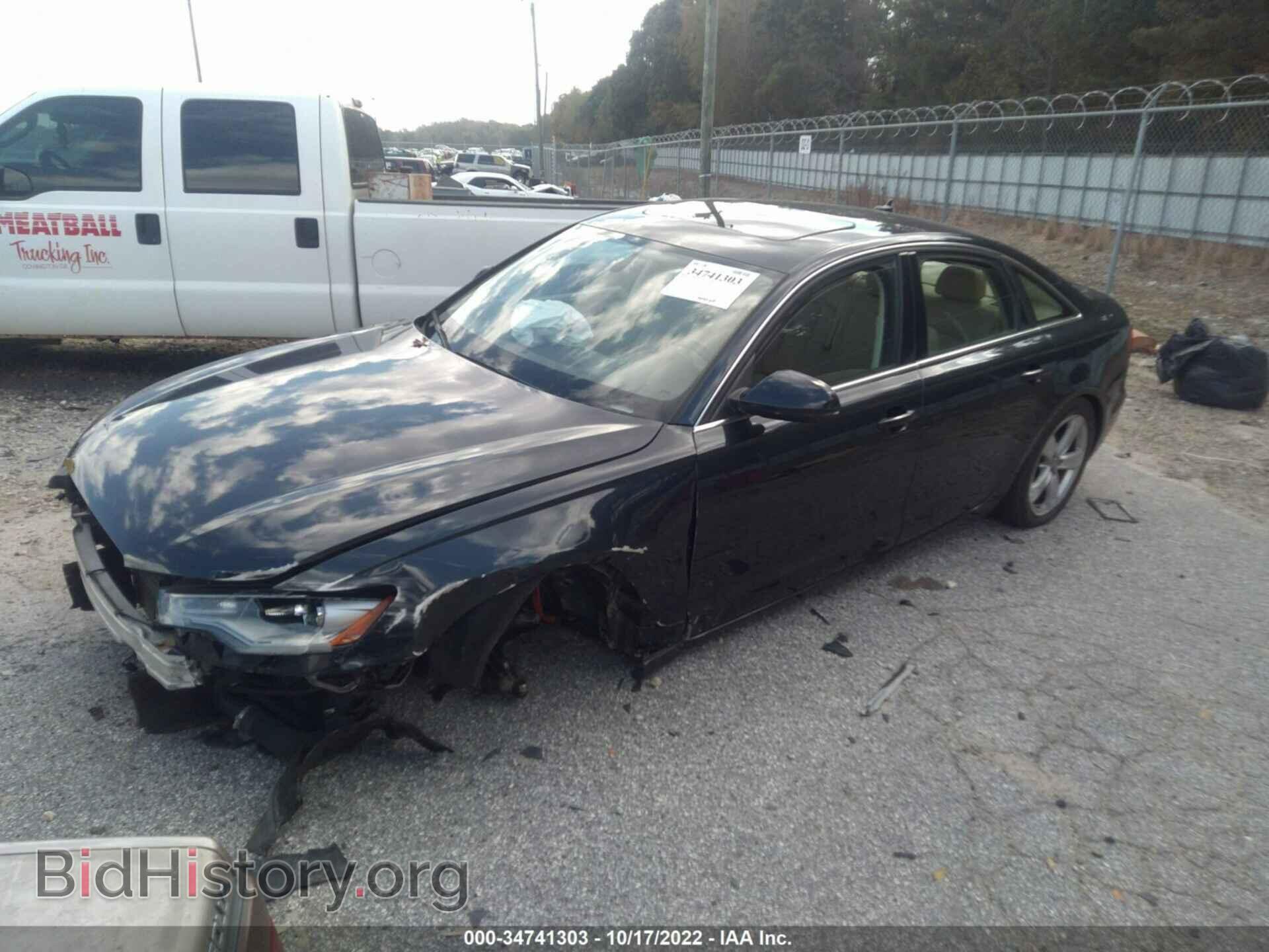 2012 AUDI A6 - VIN: WAUDFAFC2CN093874 - Фото 2