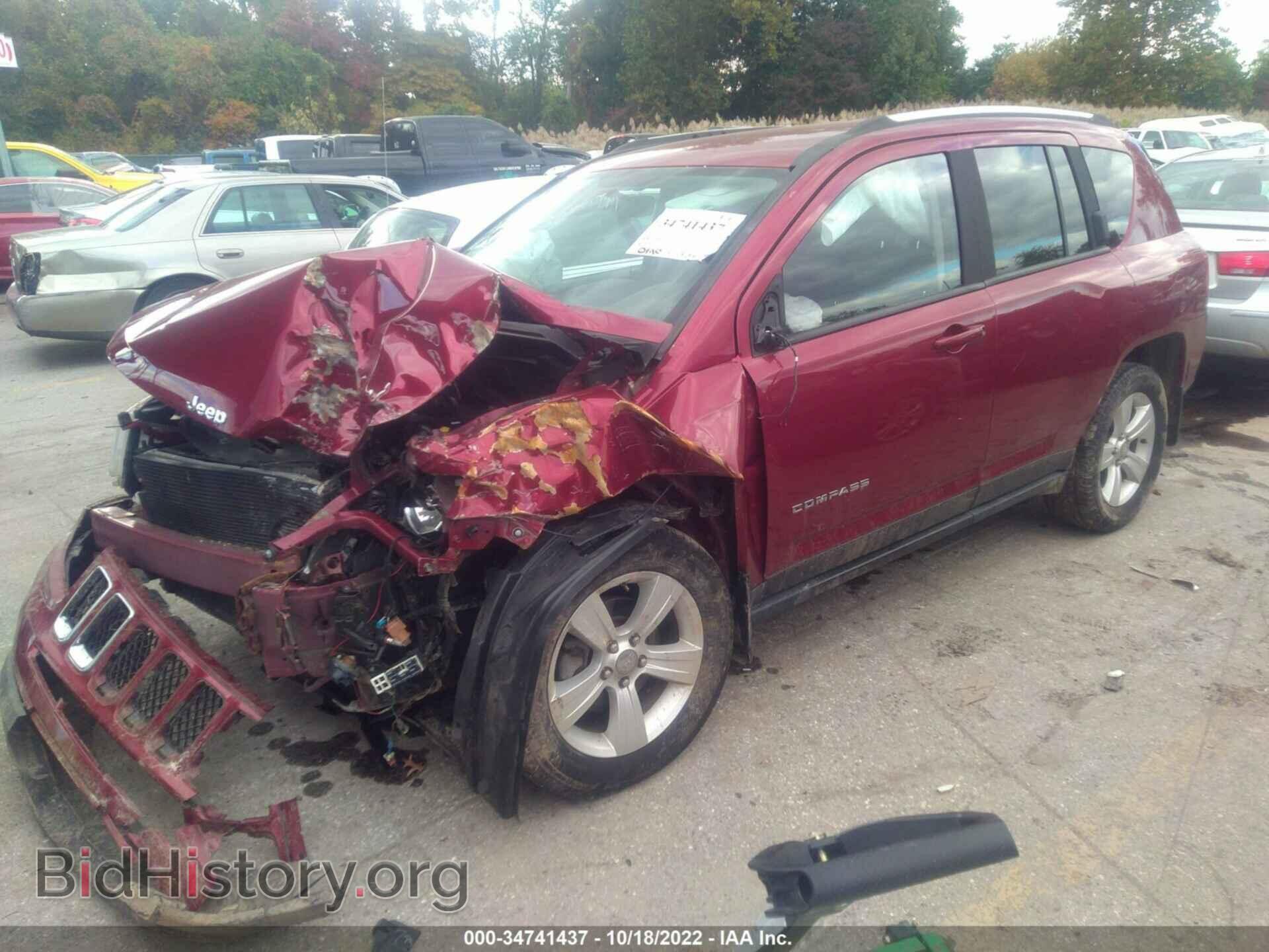 2014 JEEP COMPASS - VIN: 1C4NJDBB2ED880434 - Фото 2