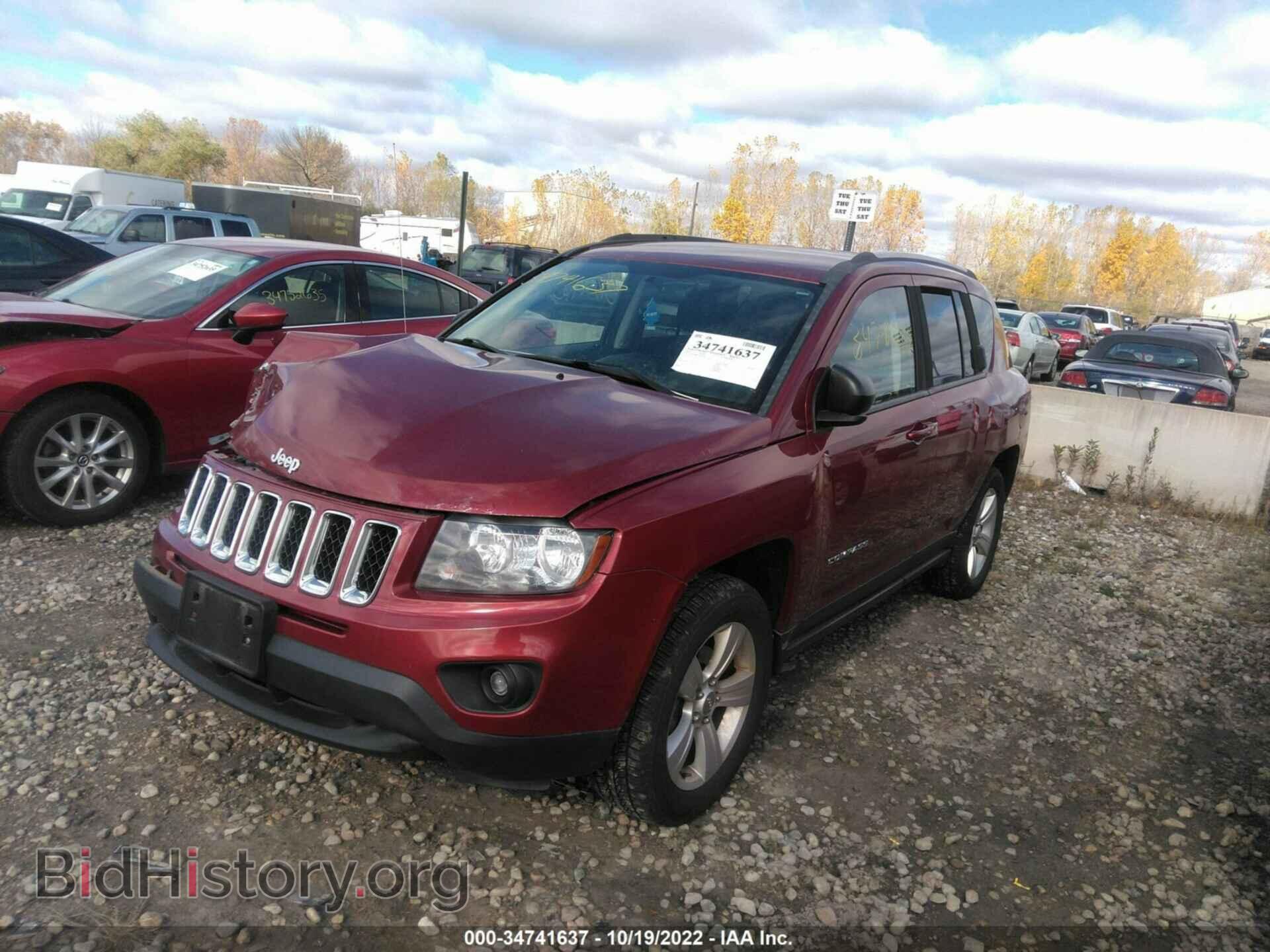 2015 JEEP COMPASS - VIN: 1C4NJDBB3FD423875 - Фото 2
