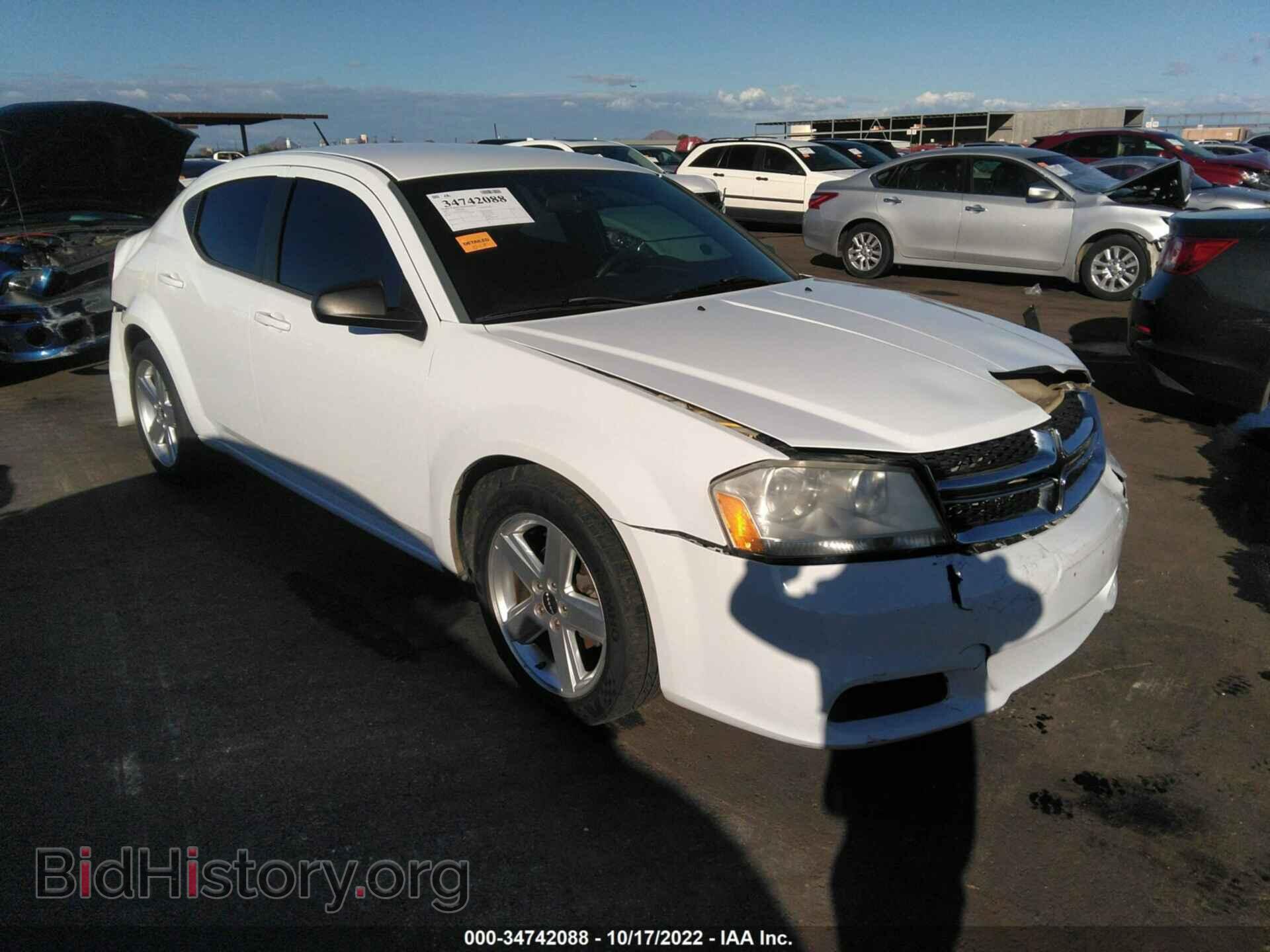 Фотография 1C3CDZAB1DN563612 - DODGE AVENGER 2013