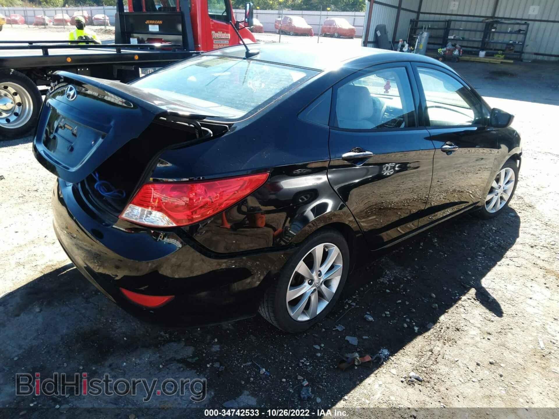 2014 HYUNDAI ACCENT - VIN: KMHCU4AE1EU627188 - Фото 4