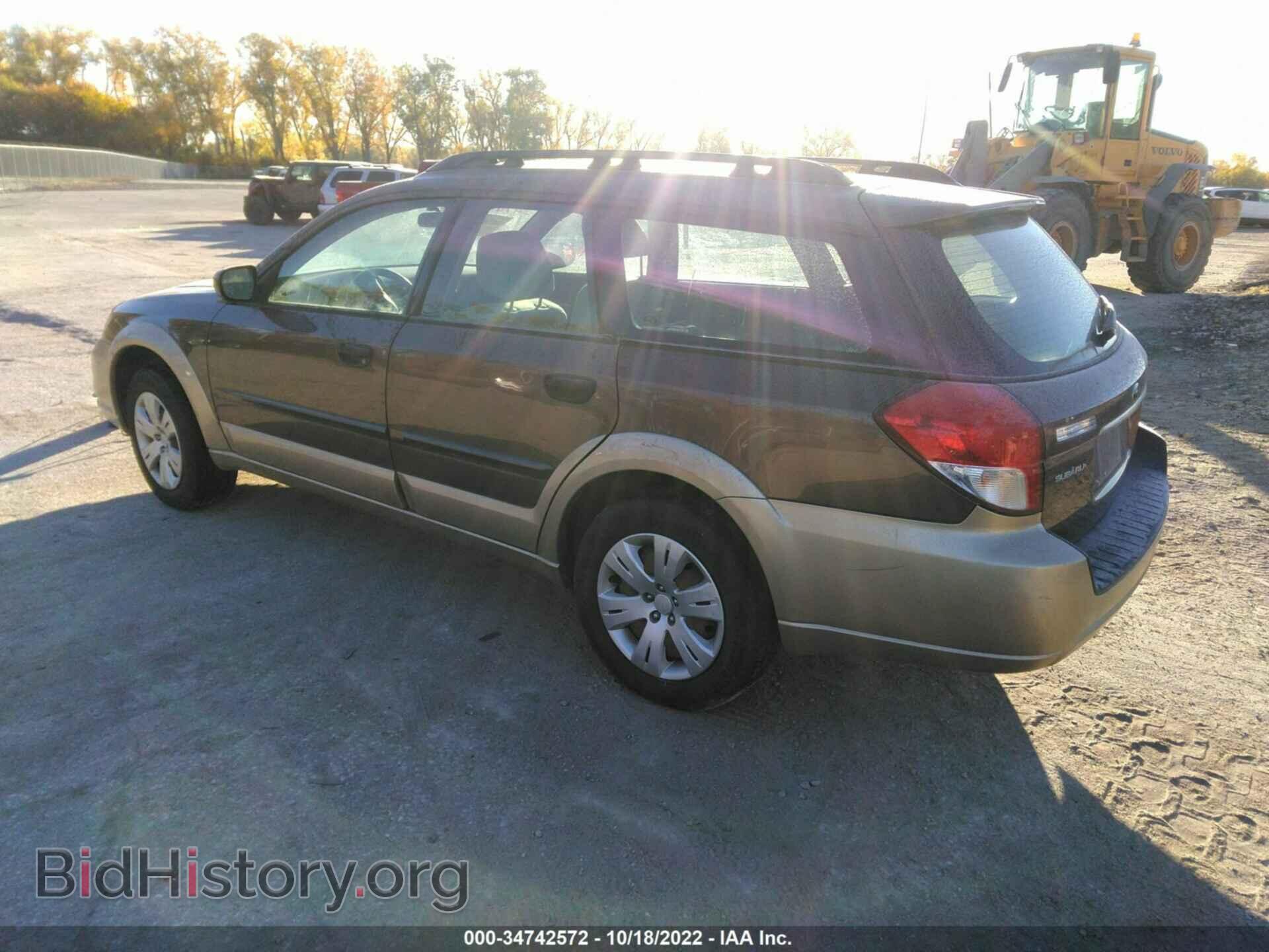 2008 SUBARU OUTBACK - VIN: 4S4BP60C786304111 - Фото 3