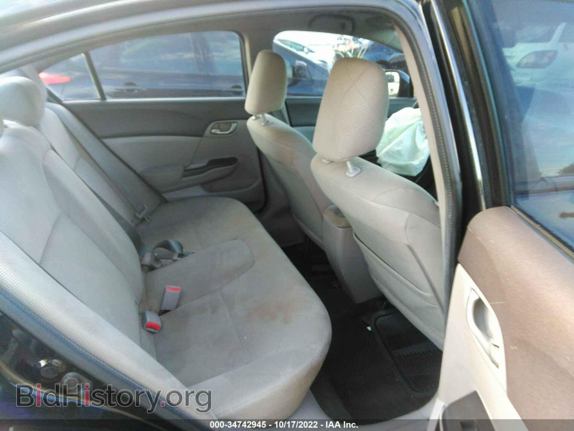 2012 HONDA CIVIC SDN - VIN: 19XFB2F54CE072513 - Фото 8
