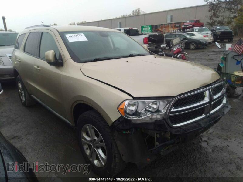 2012 Dodge DURANGO Crew (VIN 1C4RDJDG4CC182961) — photo 1 of 10, IAAI, damage: front end
