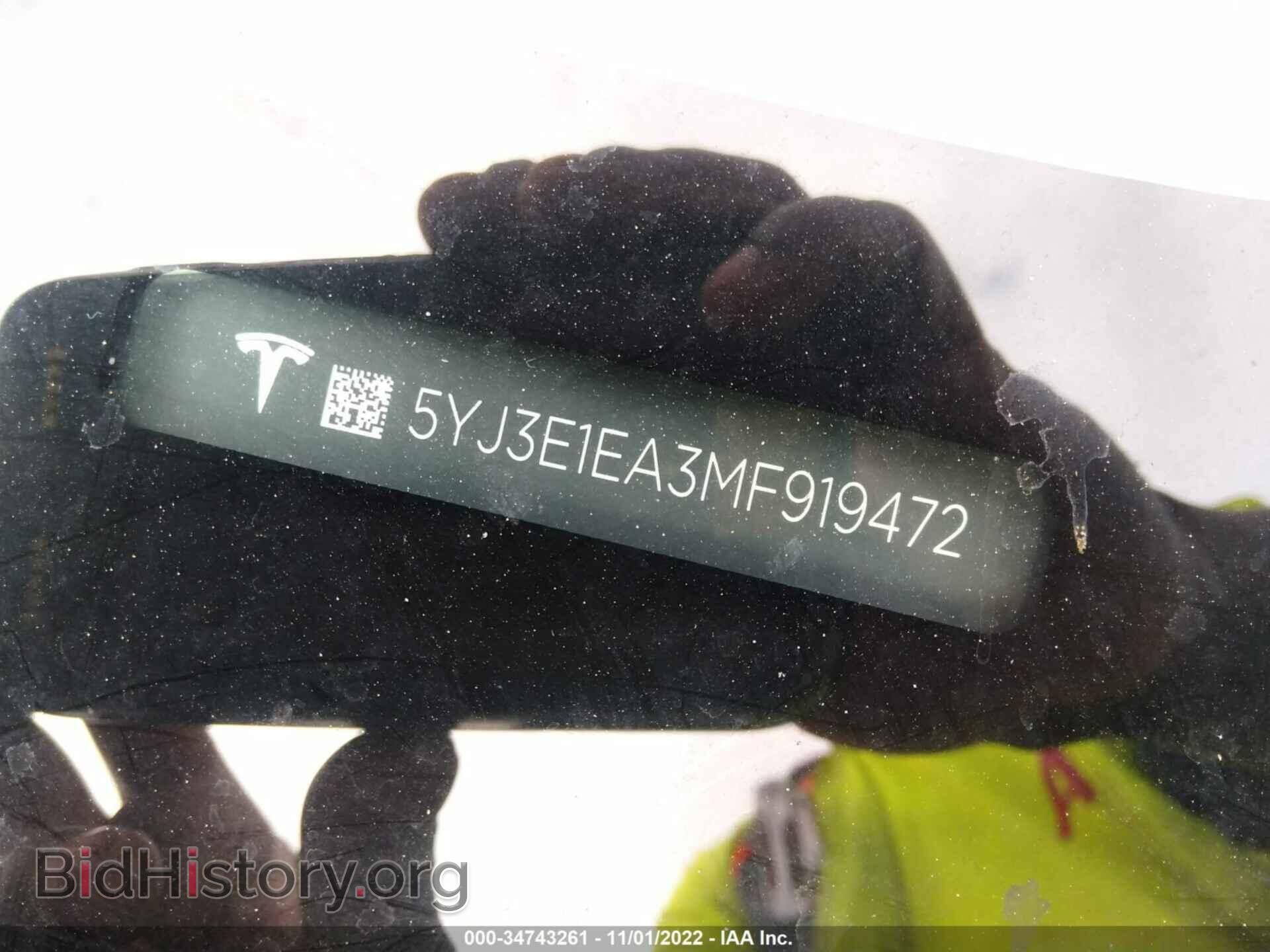2021 TESLA MODEL 3 - VIN: 5YJ3E1EA3MF919472 - Photo 9