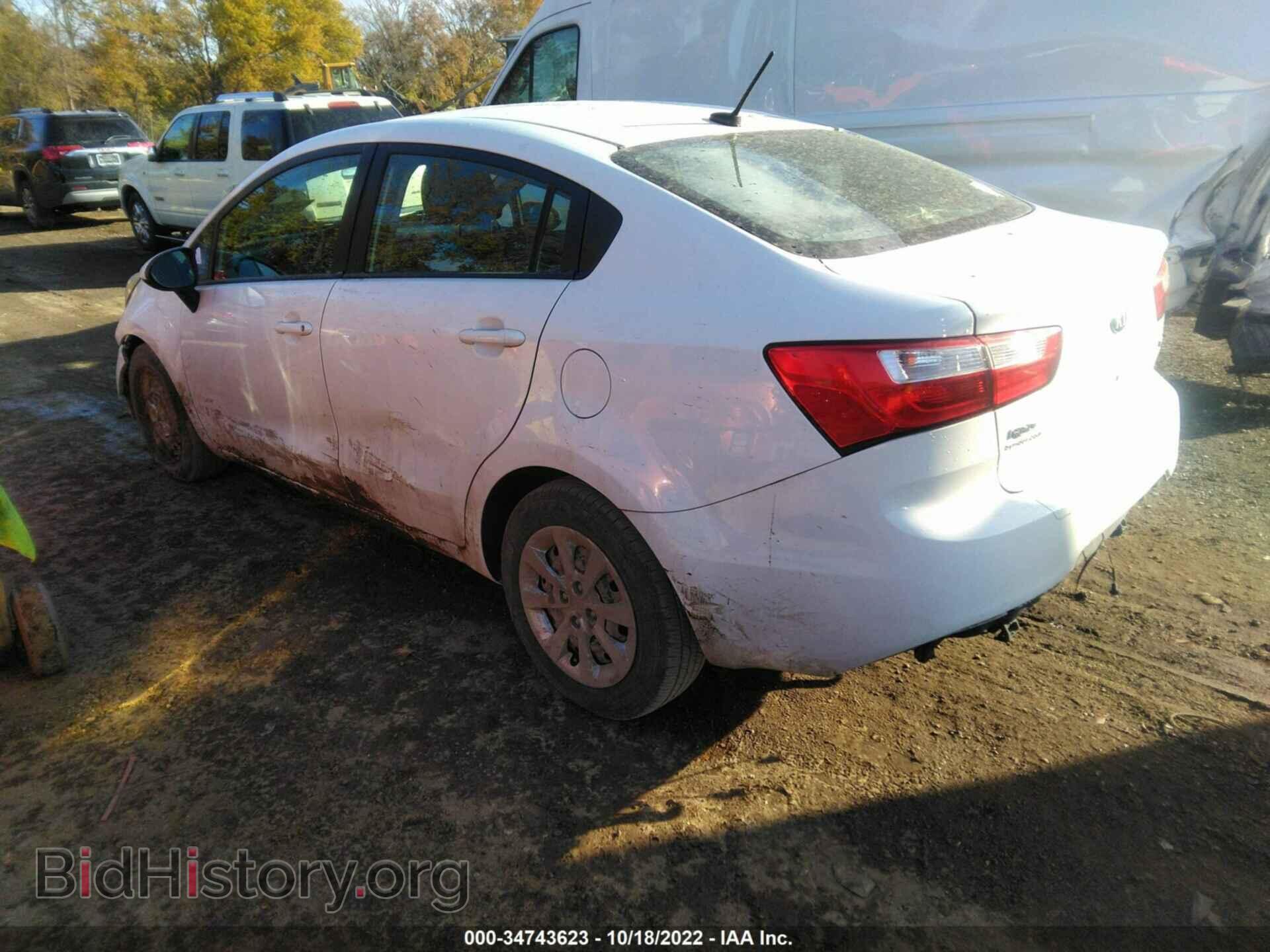 2013 KIA RIO - VIN: KNADM4A39D6238029 - Фото 3