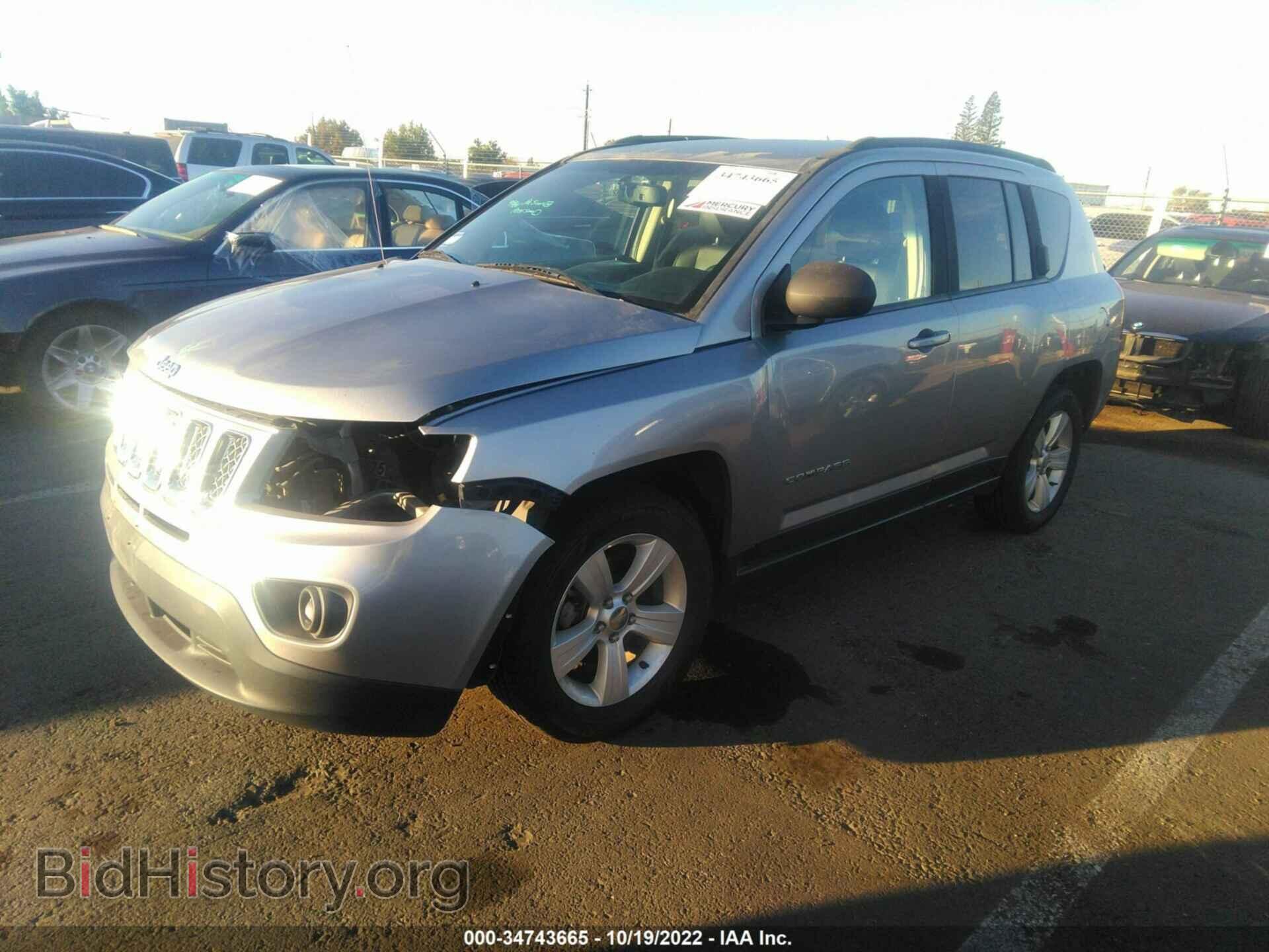2016 JEEP COMPASS - VIN: 1C4NJDEB9GD696042 - Фото 2