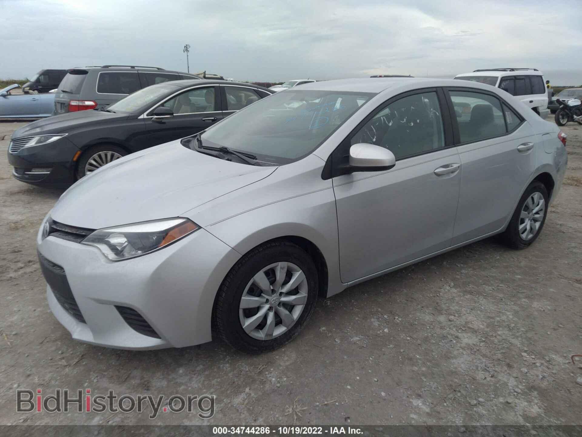 2014 TOYOTA COROLLA - VIN: 2T1BURHE7EC014685 - Фото 2