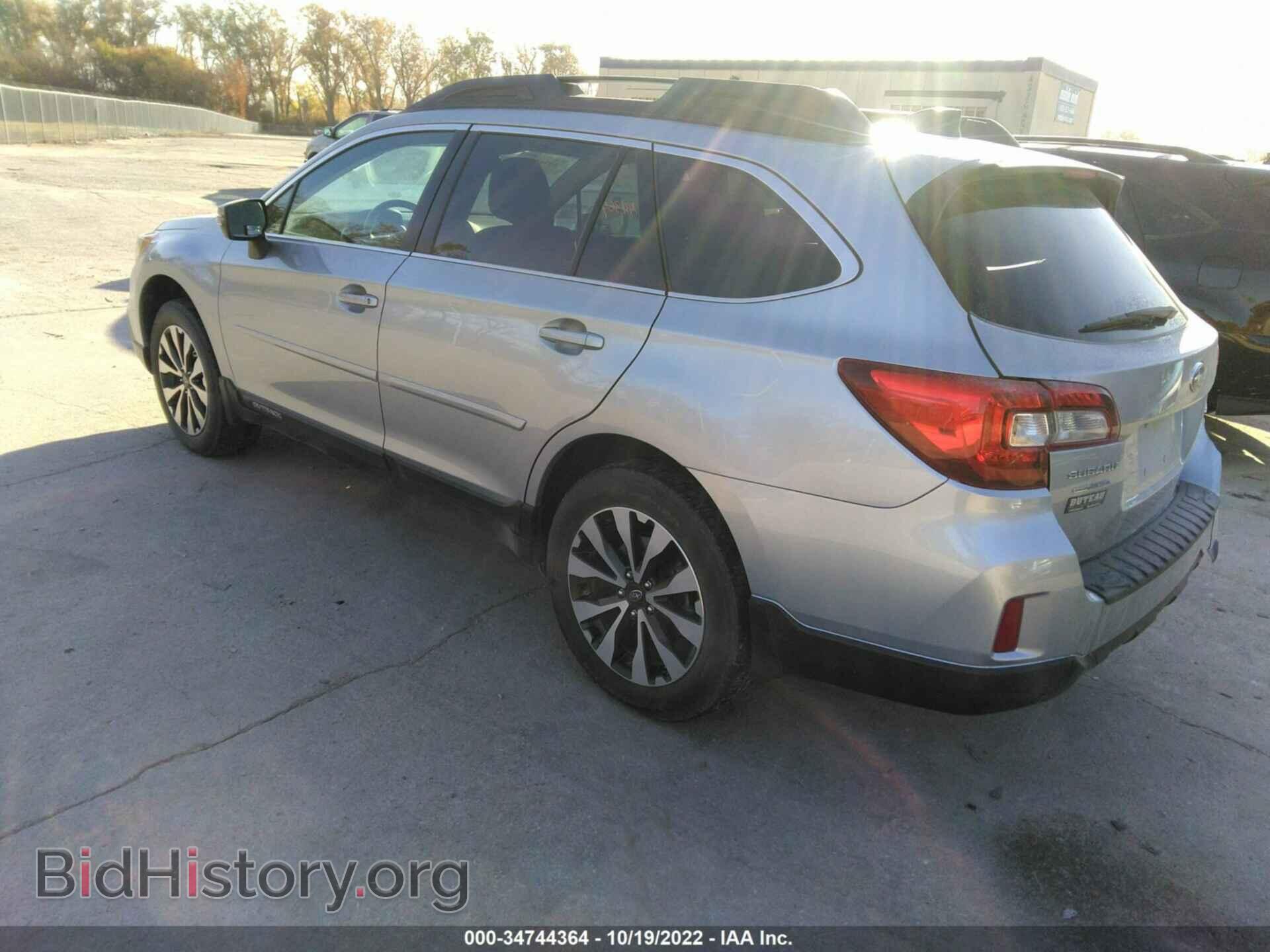 2016 SUBARU OUTBACK - VIN: 4S4BSBLC0G3221932 - Фото 3