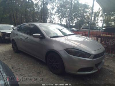 2016 Dodge DART SE, серебристый — VIN 1C3CDFAA9GD703874, IAAI