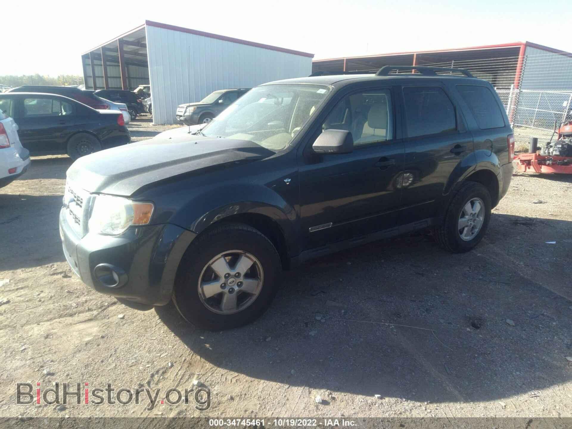 2008 FORD ESCAPE - VIN: 1FMCU03178KE54246 - Фото 2