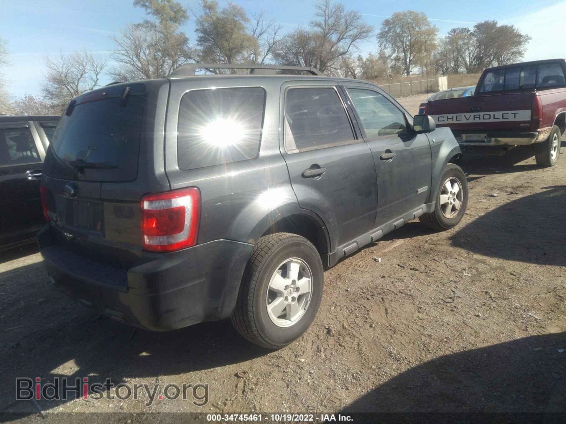2008 FORD ESCAPE - VIN: 1FMCU03178KE54246 - Фото 4