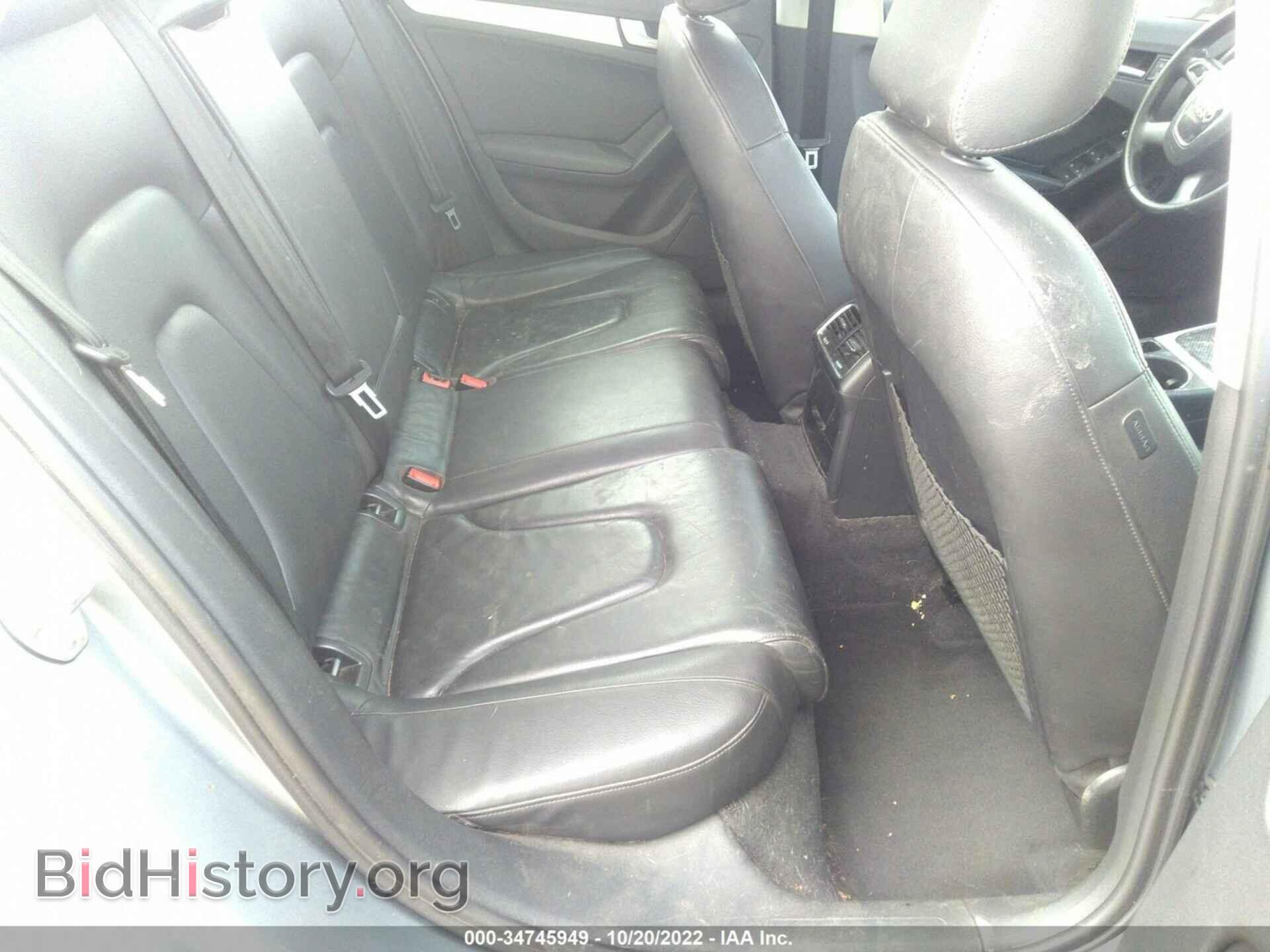 2011 AUDI A4 - VIN: WAUFFAFL2BN011388 - Фото 8