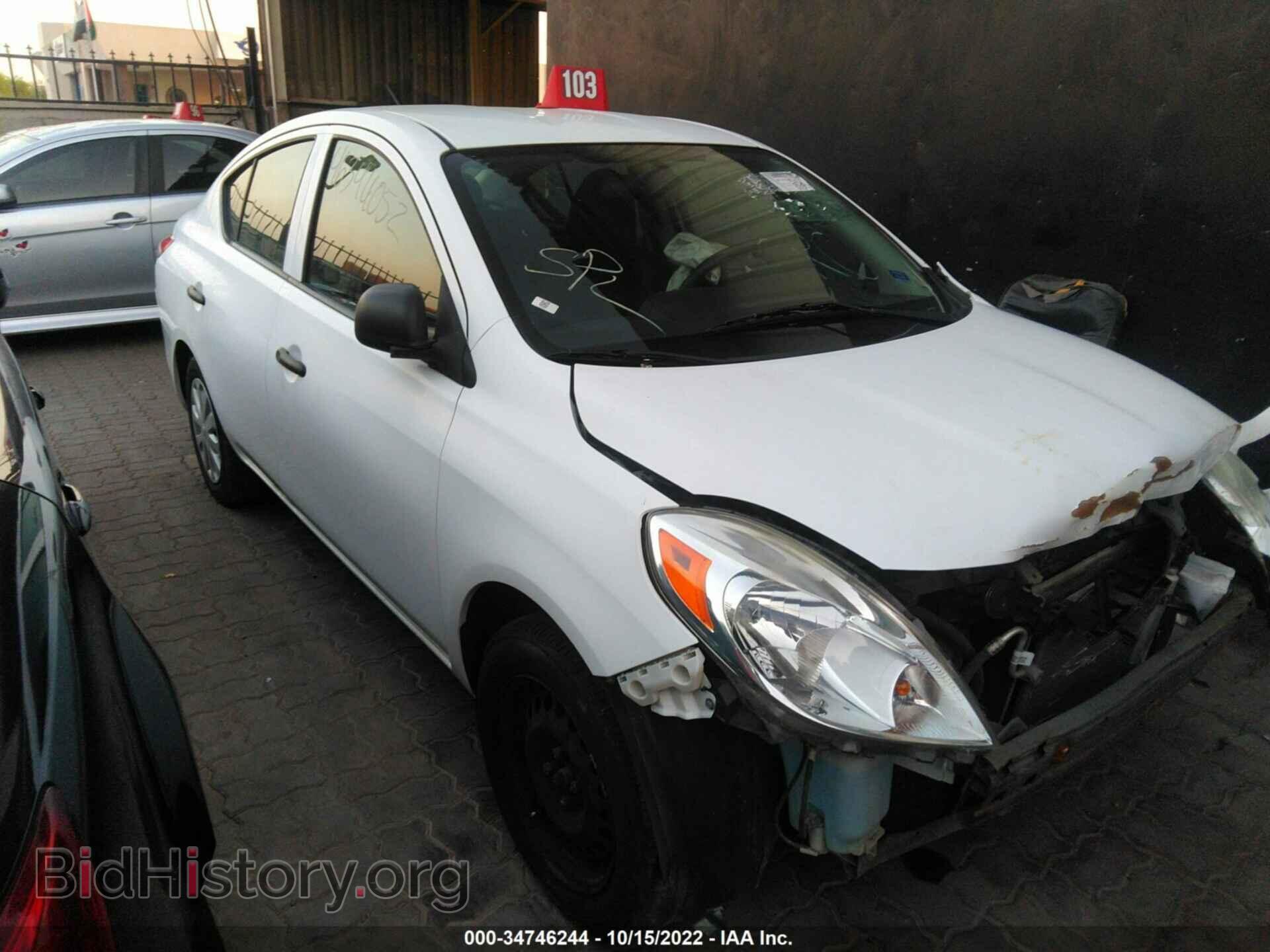 Фотография 001CN7AP1CL920264 - NISSAN VERSA 2012