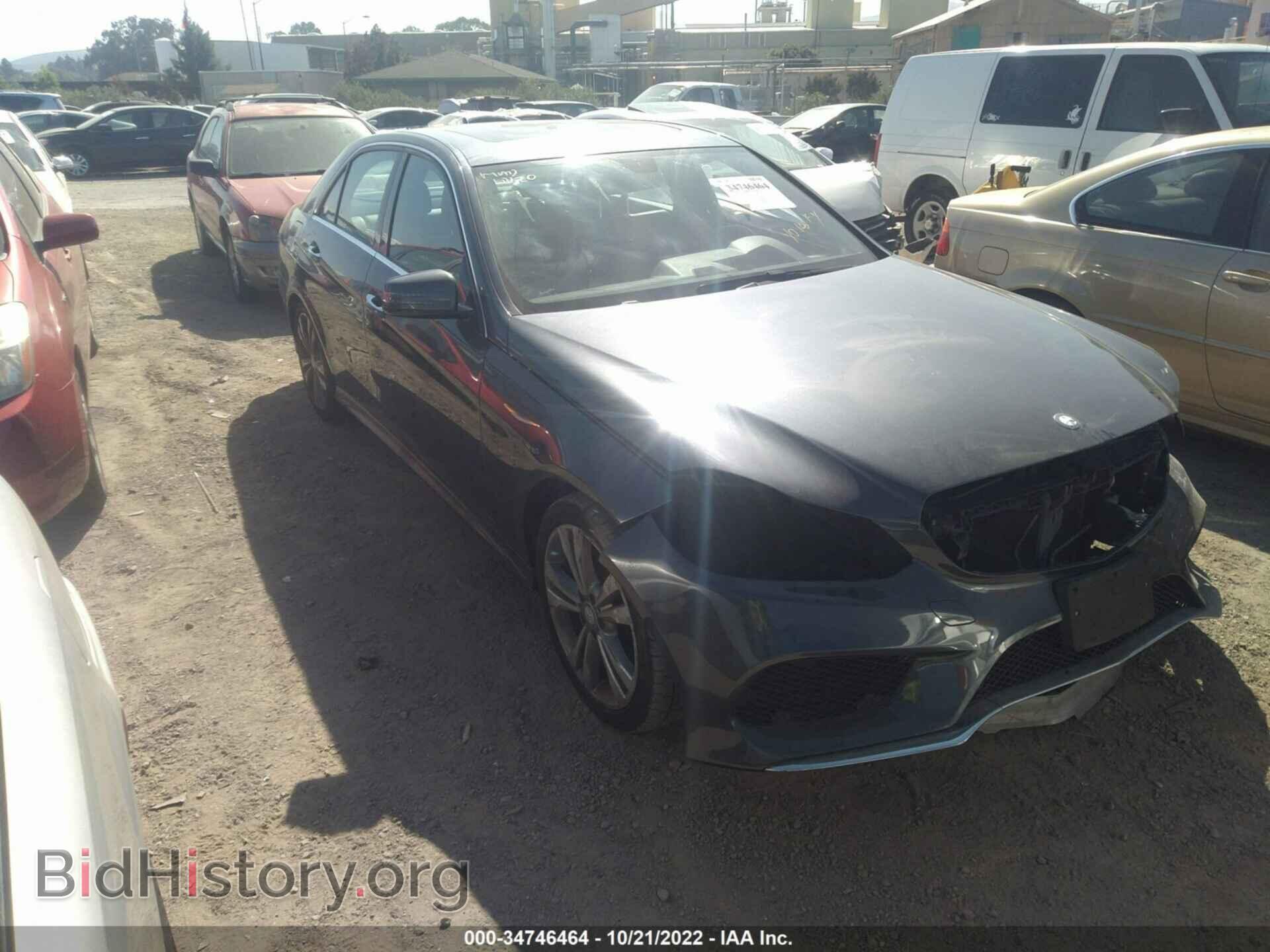 Photo WDDHF5KB0EB013359 - MERCEDES-BENZ E-CLASS 2014