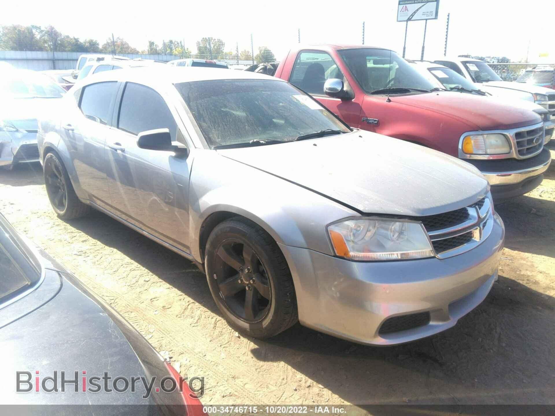 Фотография 1C3CDZAB5DN627232 - DODGE AVENGER 2013