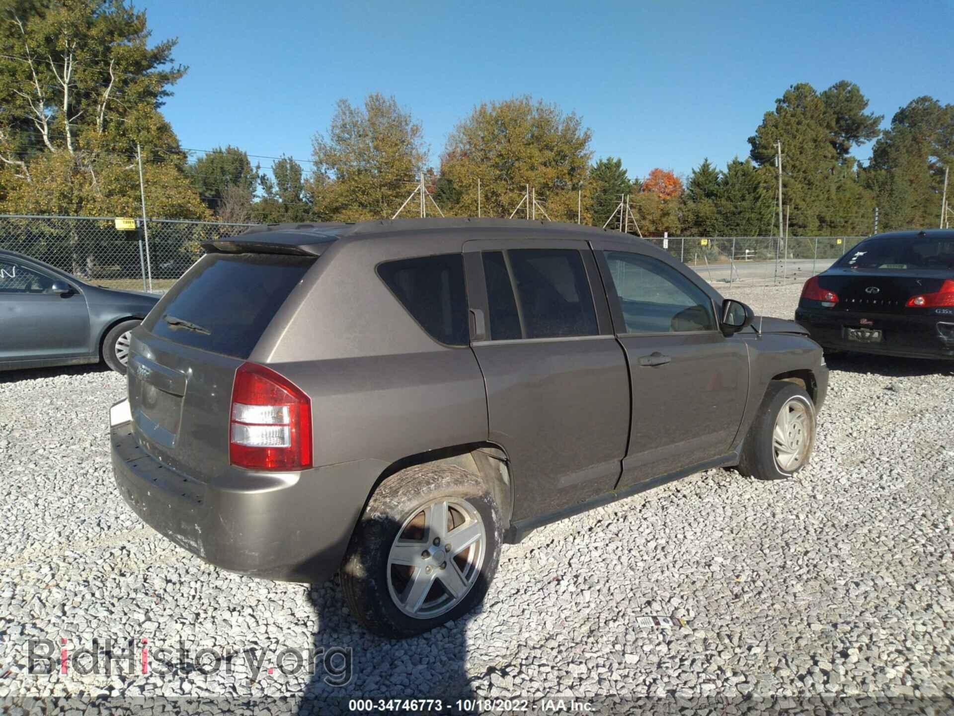 2007 JEEP COMPASS - VIN: 1J8FT47W17D378245 - Фото 4
