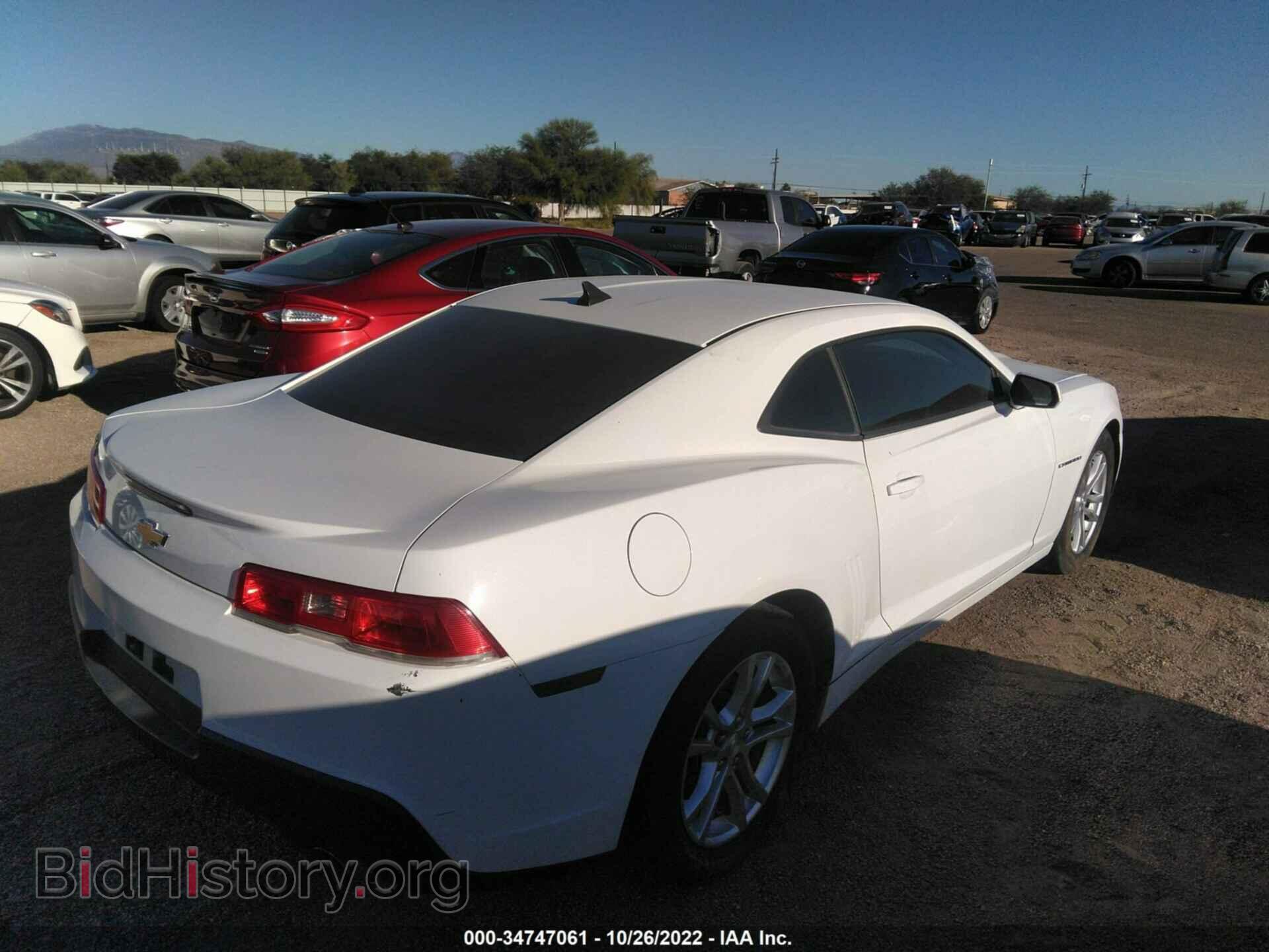 2014 CHEVROLET CAMARO - VIN: 2G1FA1E32E9177185 - Фото 4