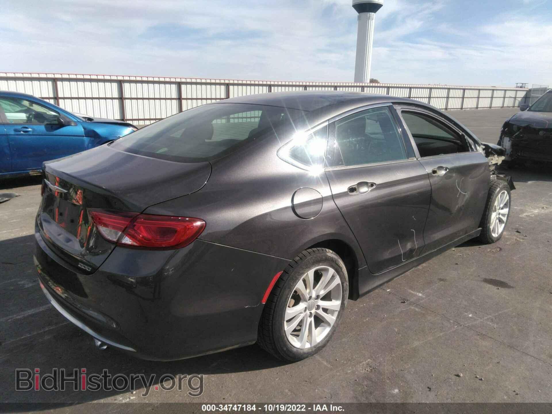 2016 CHRYSLER 200 - VIN: 1C3CCCAB8GN125531 - Фото 4