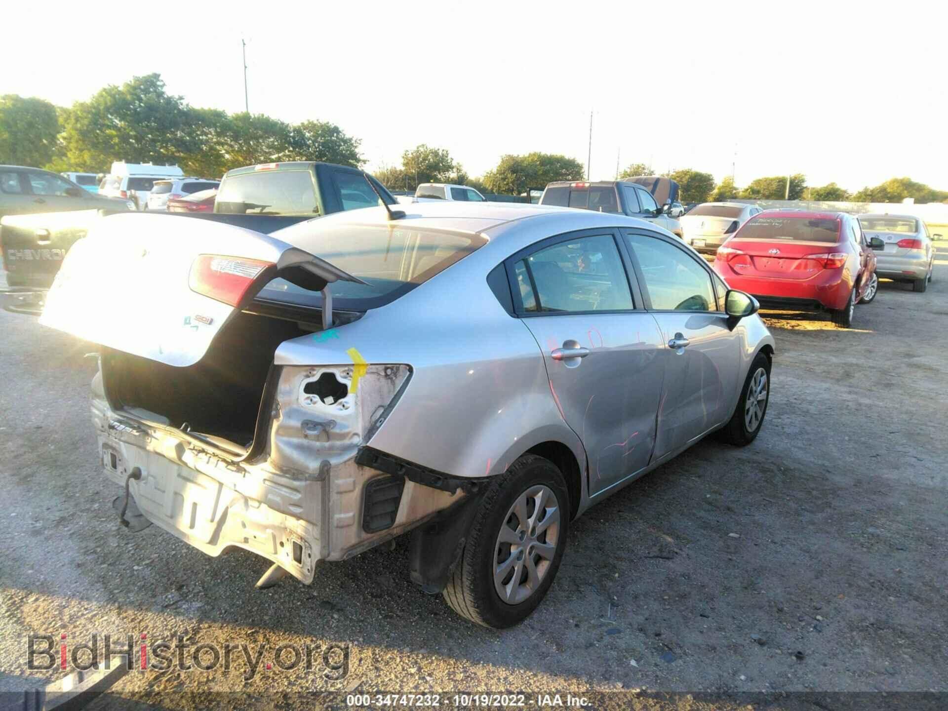 2015 KIA RIO - VIN: KNADM4A38F6528006 - Фото 4