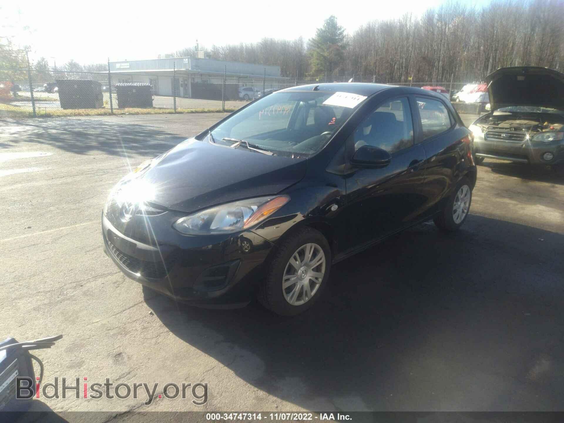 2012 MAZDA MAZDA2 - VIN: JM1DE1KZ6C0149134 - Фото 2