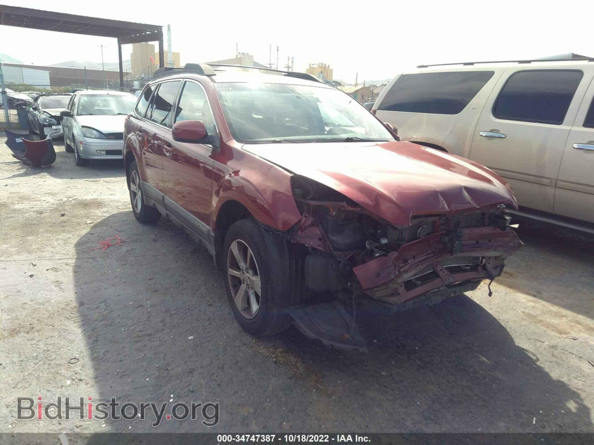 Фотография 4S4BRBKCXD3292029 - SUBARU OUTBACK 2013