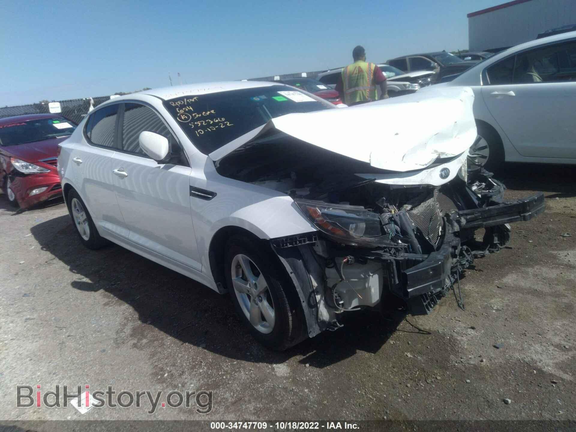 Фотография KNAGM4A73F5550436 - KIA OPTIMA 2015
