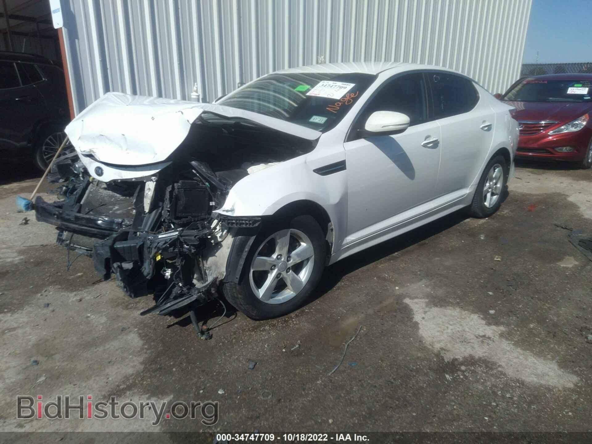 2015 KIA OPTIMA - VIN: KNAGM4A73F5550436 - Фото 2