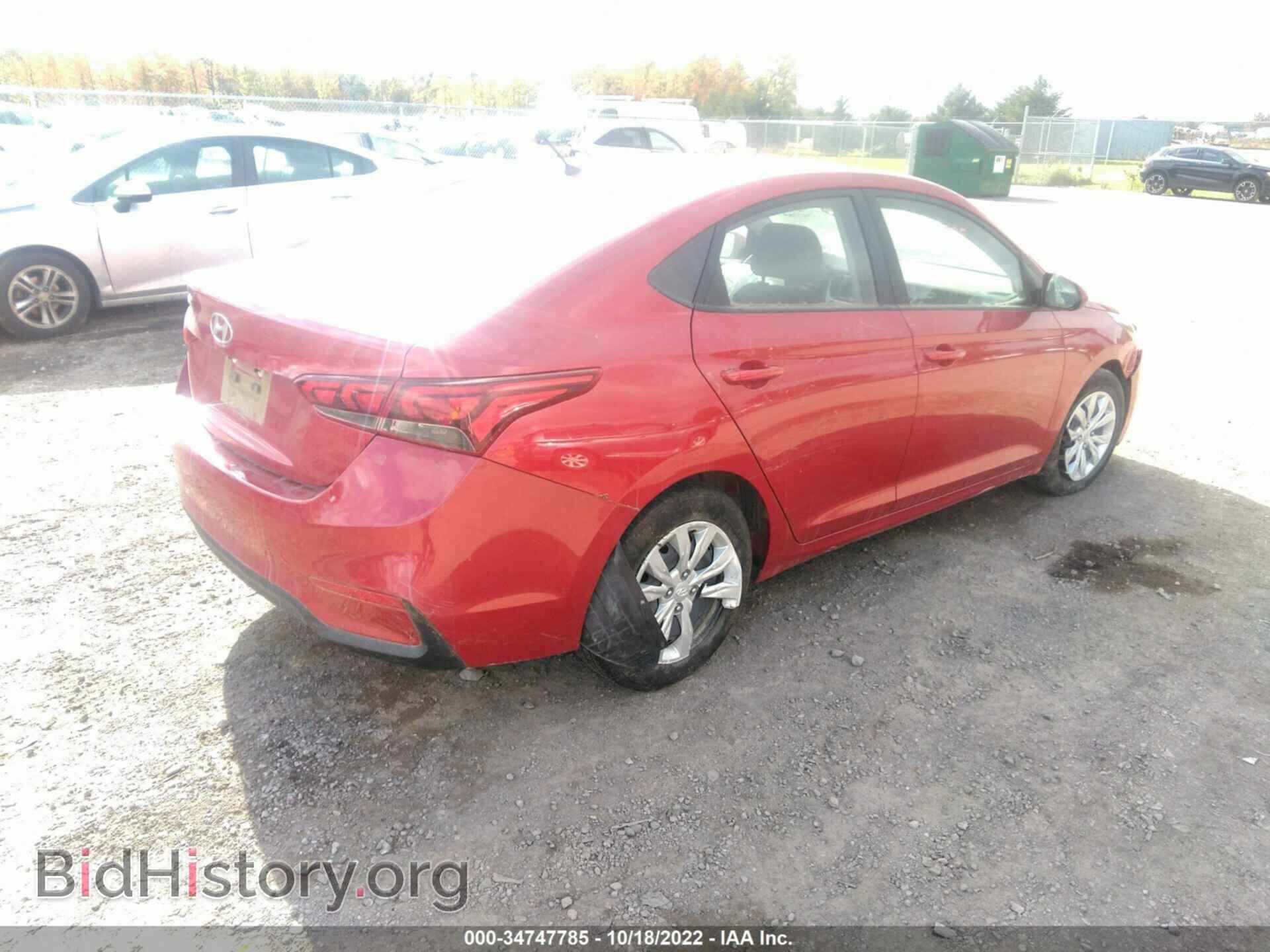 2019 HYUNDAI ACCENT - VIN: 3KPC24A30KE079476 - Фото 4