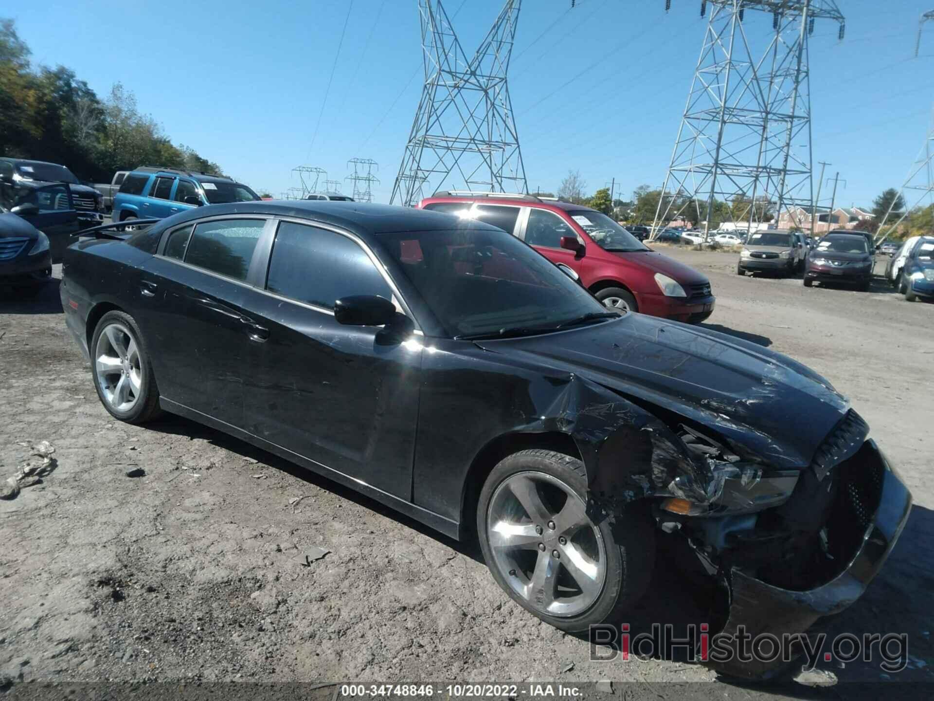 Photo 2C3CDXHG3DH730583 - DODGE CHARGER 2013