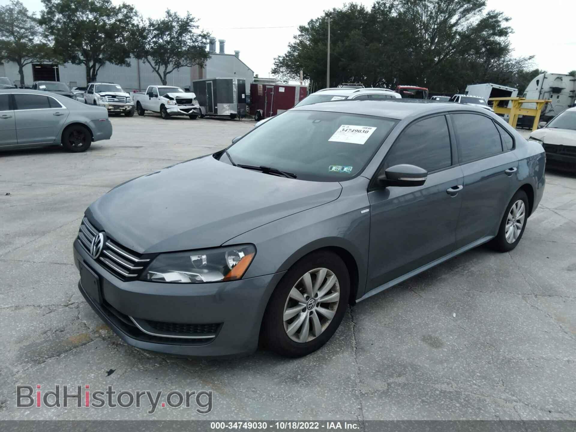 2014 VOLKSWAGEN PASSAT - VIN: 1VWAT7A34EC083495 - Фото 2