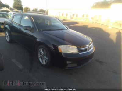 2012 Dodge AVENGER SXT, черный — VIN 1C3CDZCB5CN183281, IAAI