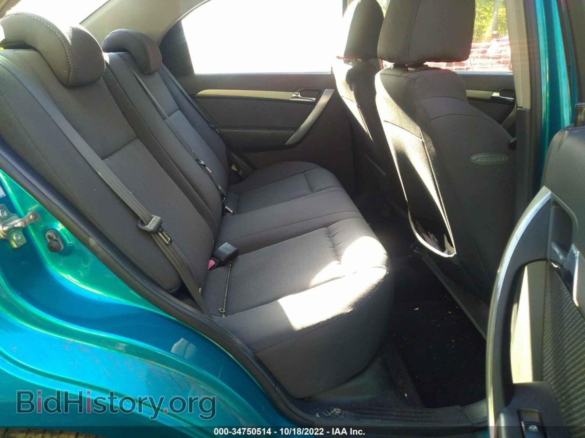 2009 CHEVROLET AVEO - VIN: KL1TD56EX9B620378 - Фото 8