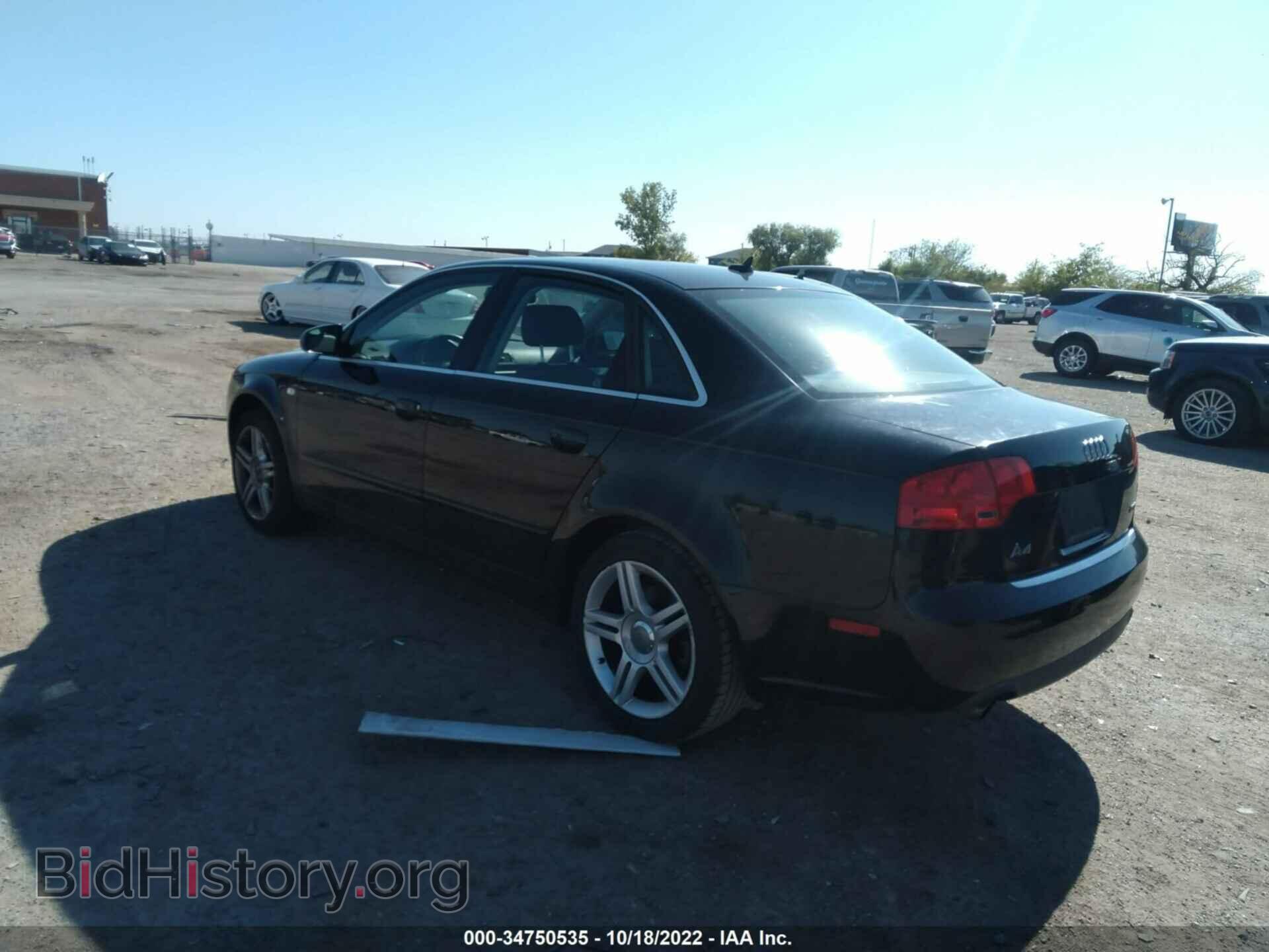 2007 AUDI A4 - VIN: WAUAF78E67A062063 - Фото 3