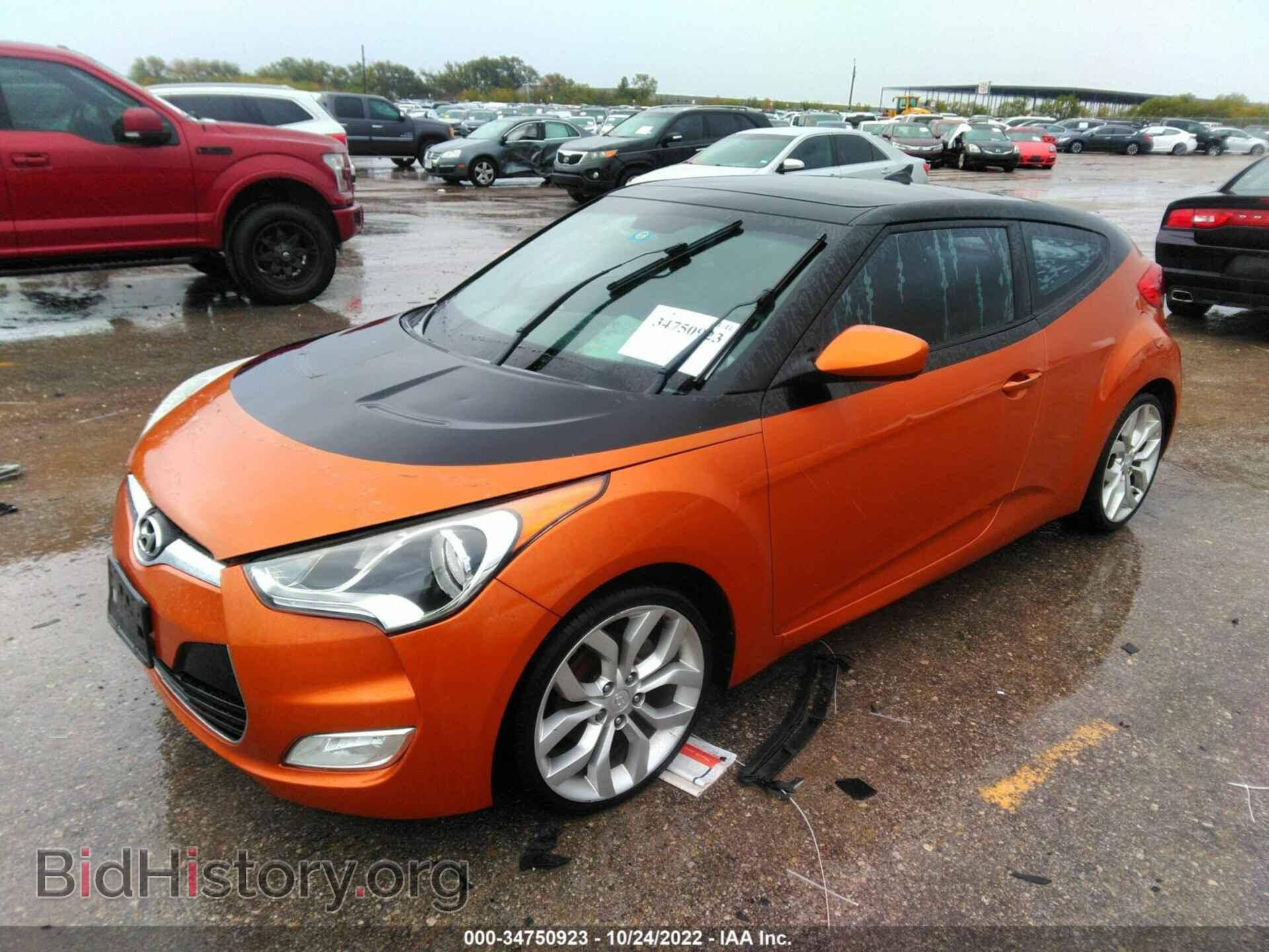 2012 HYUNDAI VELOSTER - VIN: KMHTC6AD6CU026393 - Фото 2