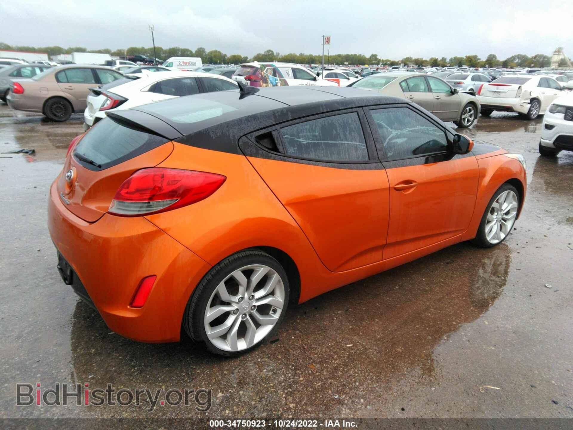2012 HYUNDAI VELOSTER - VIN: KMHTC6AD6CU026393 - Фото 4
