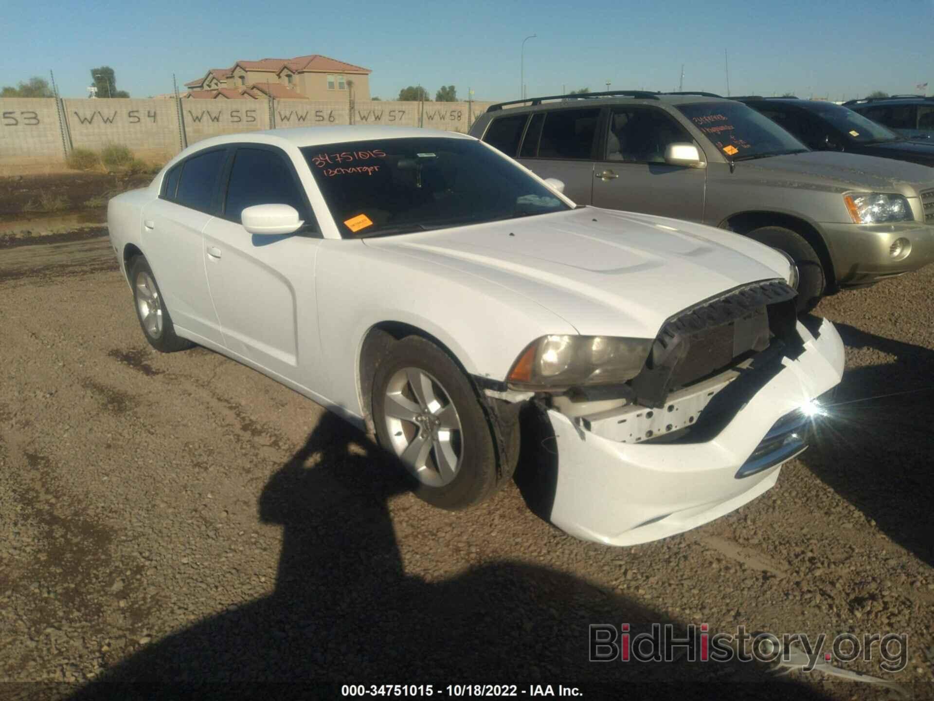 Photo 2C3CDXBG3DH534295 - DODGE CHARGER 2013