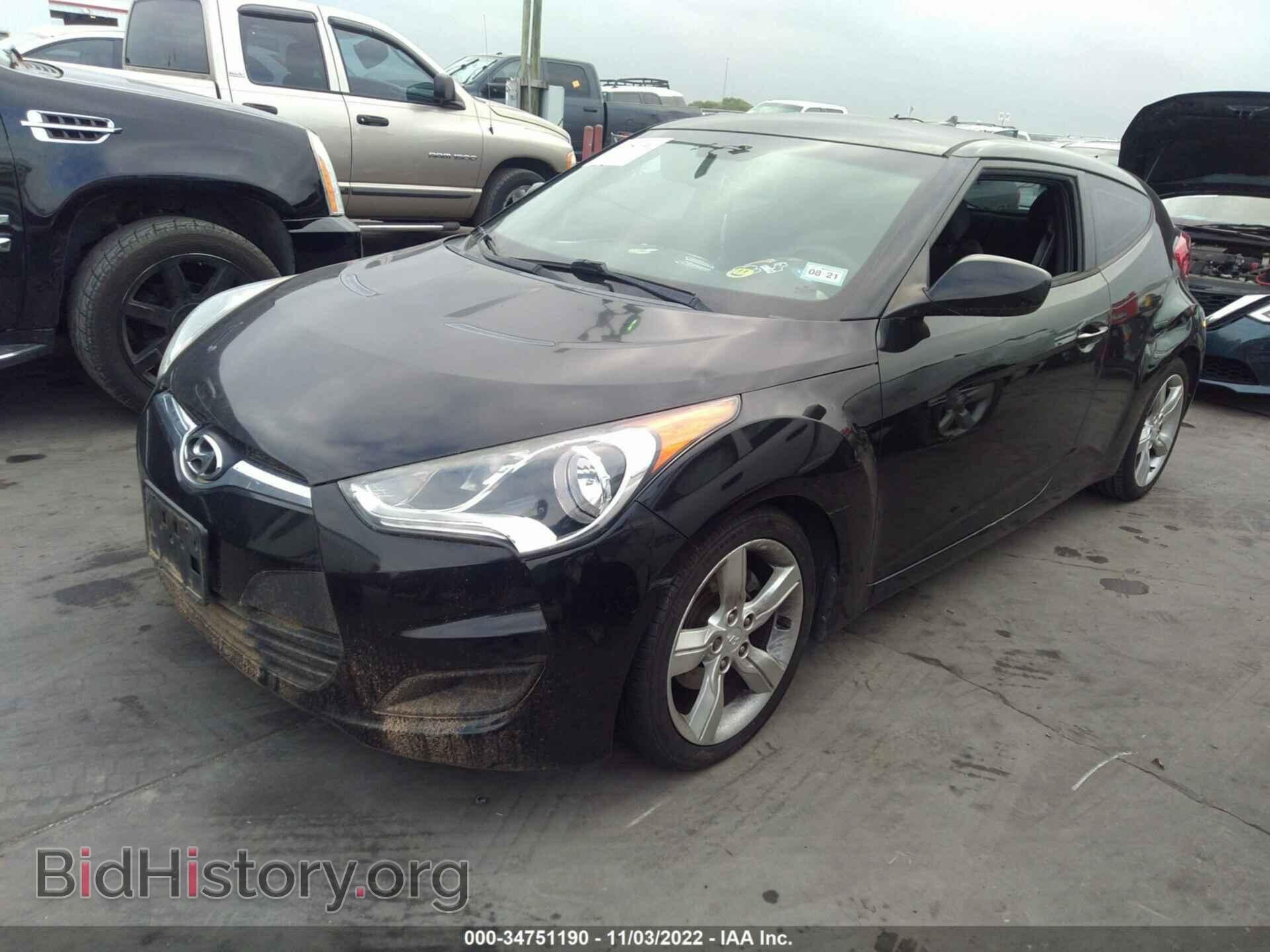 2012 HYUNDAI VELOSTER - VIN: KMHTC6AD0CU026471 - Фото 2