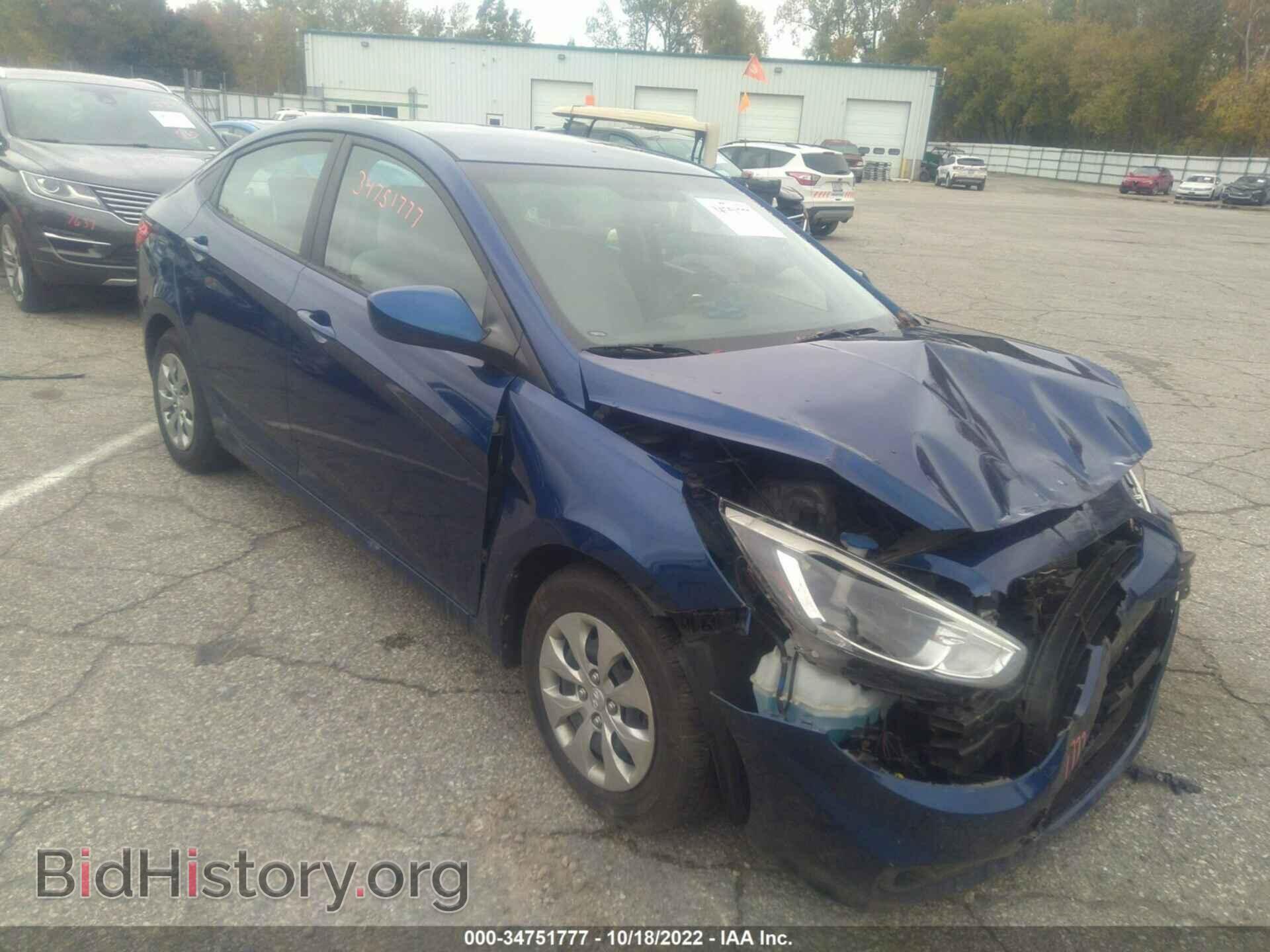 Photo KMHCT4AE2HU268215 - HYUNDAI ACCENT 2017